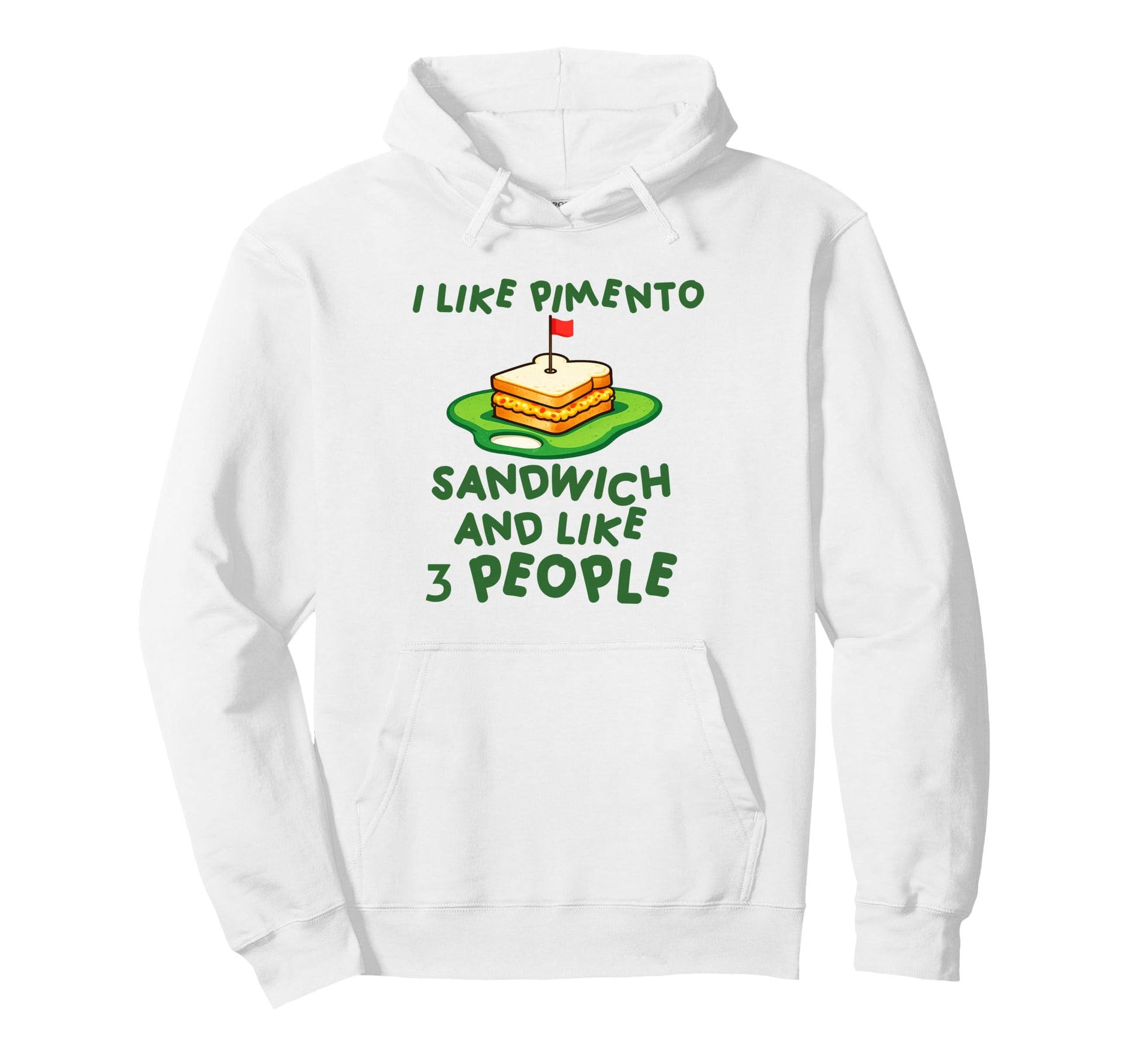 Pimento Cheese Sandwich Golf Dad Husband Hoodie - Aesthetic Graphic Unisex - T-Shirt, Sweatshirt, Hoodie