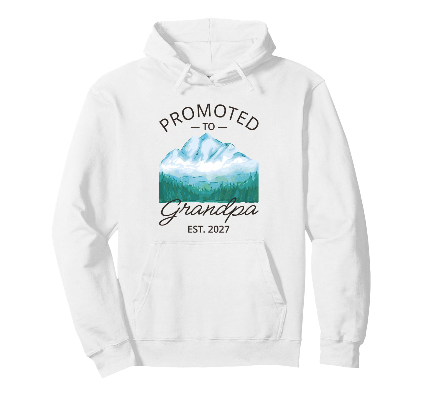 Promoted To Grandpa Est 2027 New Hoodie - Aesthetic Graphic Men Women - T-Shirt, Sweatshirt, Hoodie