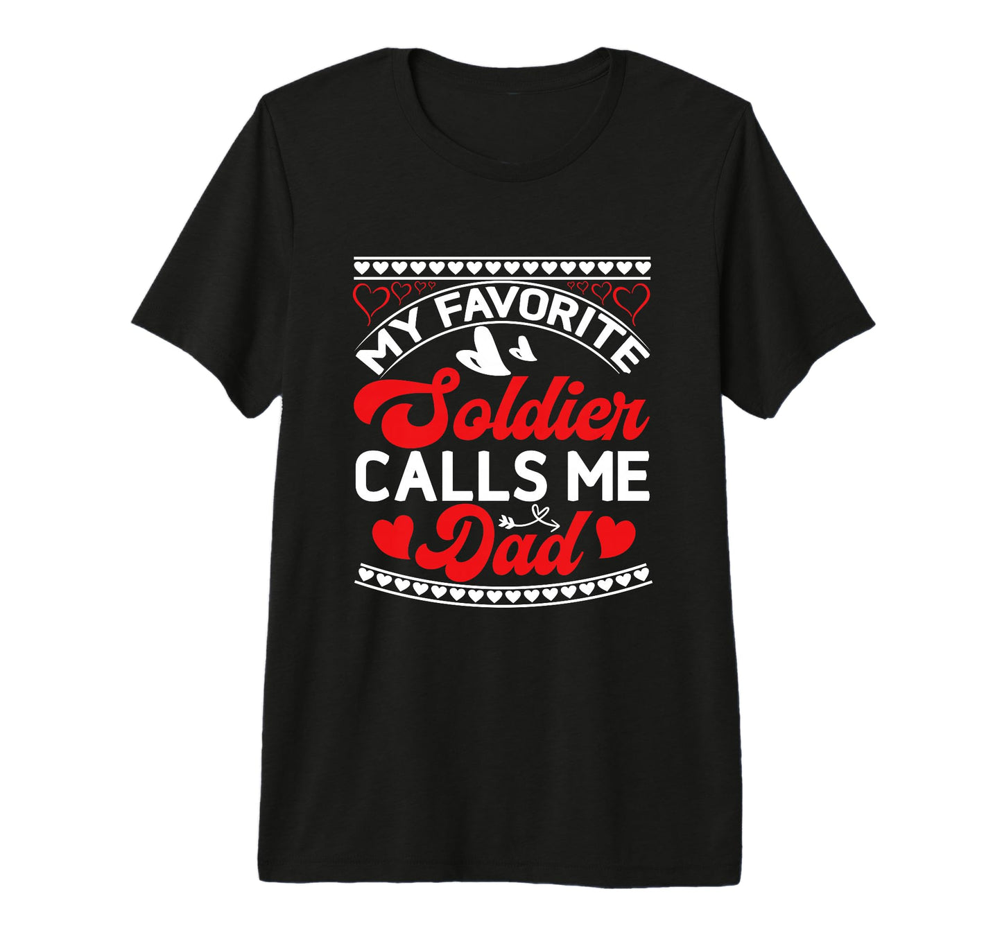 Fathers Day Military Dad 4Th July American T-Shirt - Trendy Graphic Unisex - T-Shirt, Sweatshirt, Hoodie