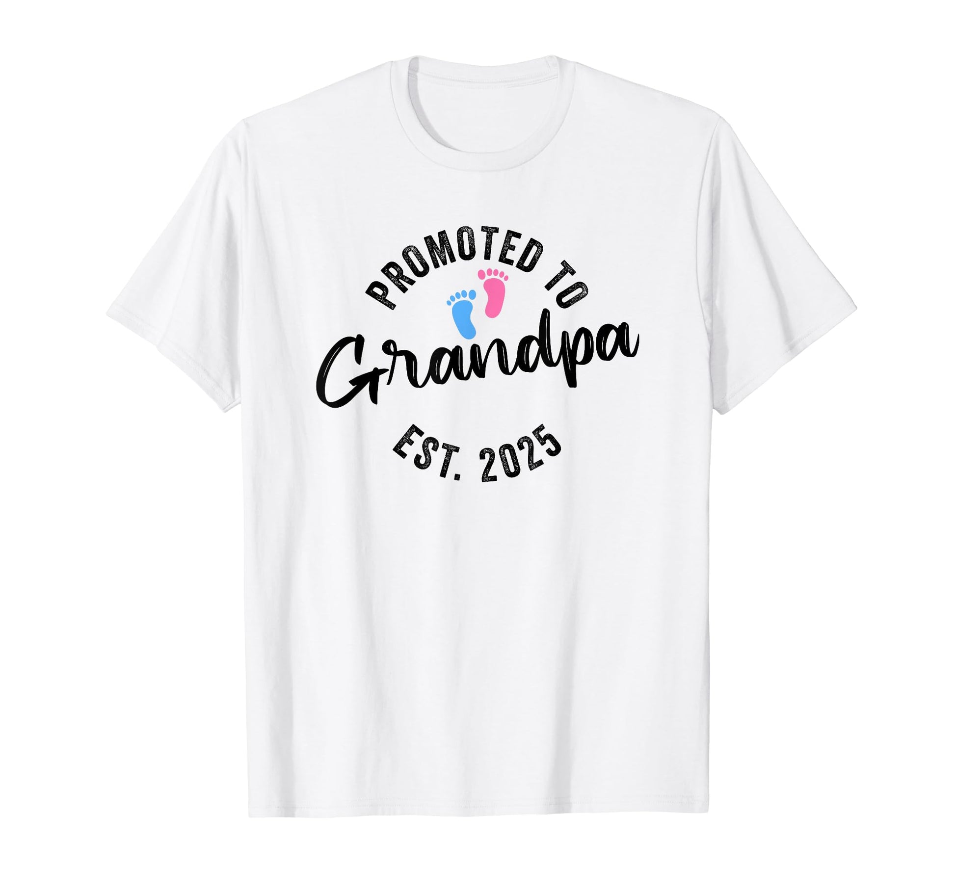 Promoted To Grandpa 2025 T-Shirt - Trendy Graphic Men Women - T-Shirt, Sweatshirt, Hoodie