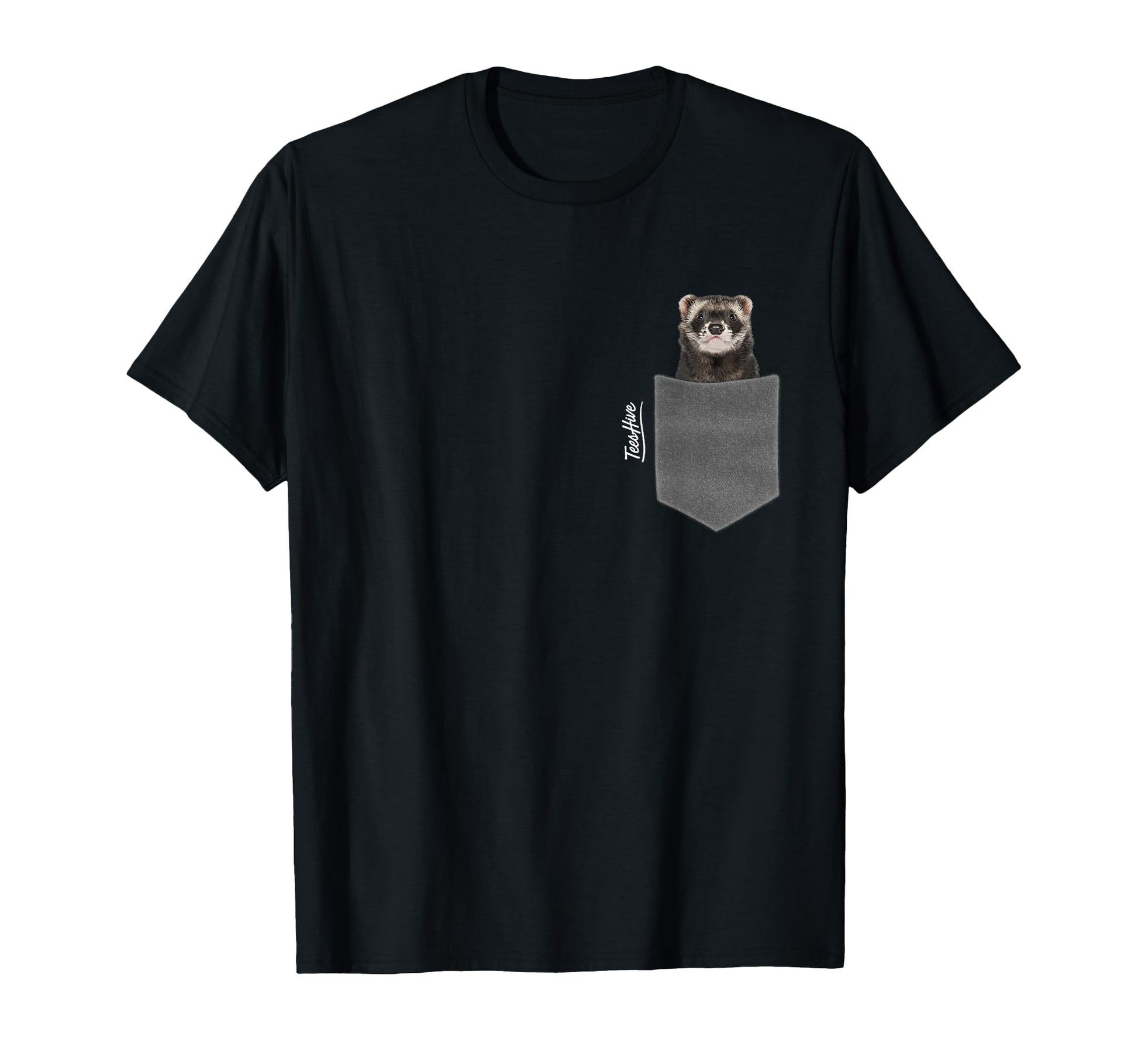 Ferret Pocket Ferret T-Shirt - Novelty Apparel Men Women - T-Shirt, Sweatshirt, Hoodie