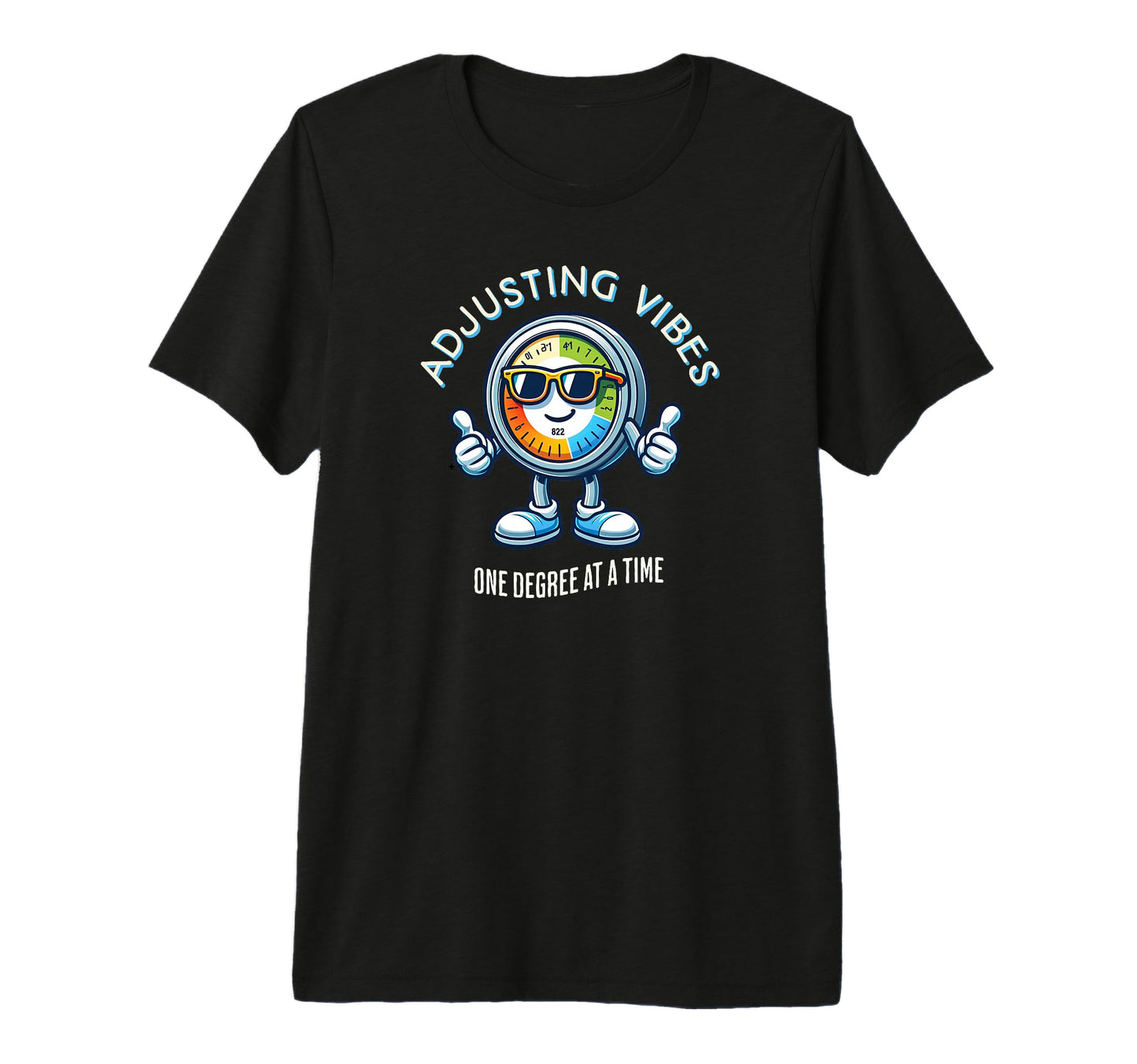 Funny Dad Thermostat Police Tri Blend T-Shirt - Streetwear Style for Adults - T-Shirt, Sweatshirt, Hoodie