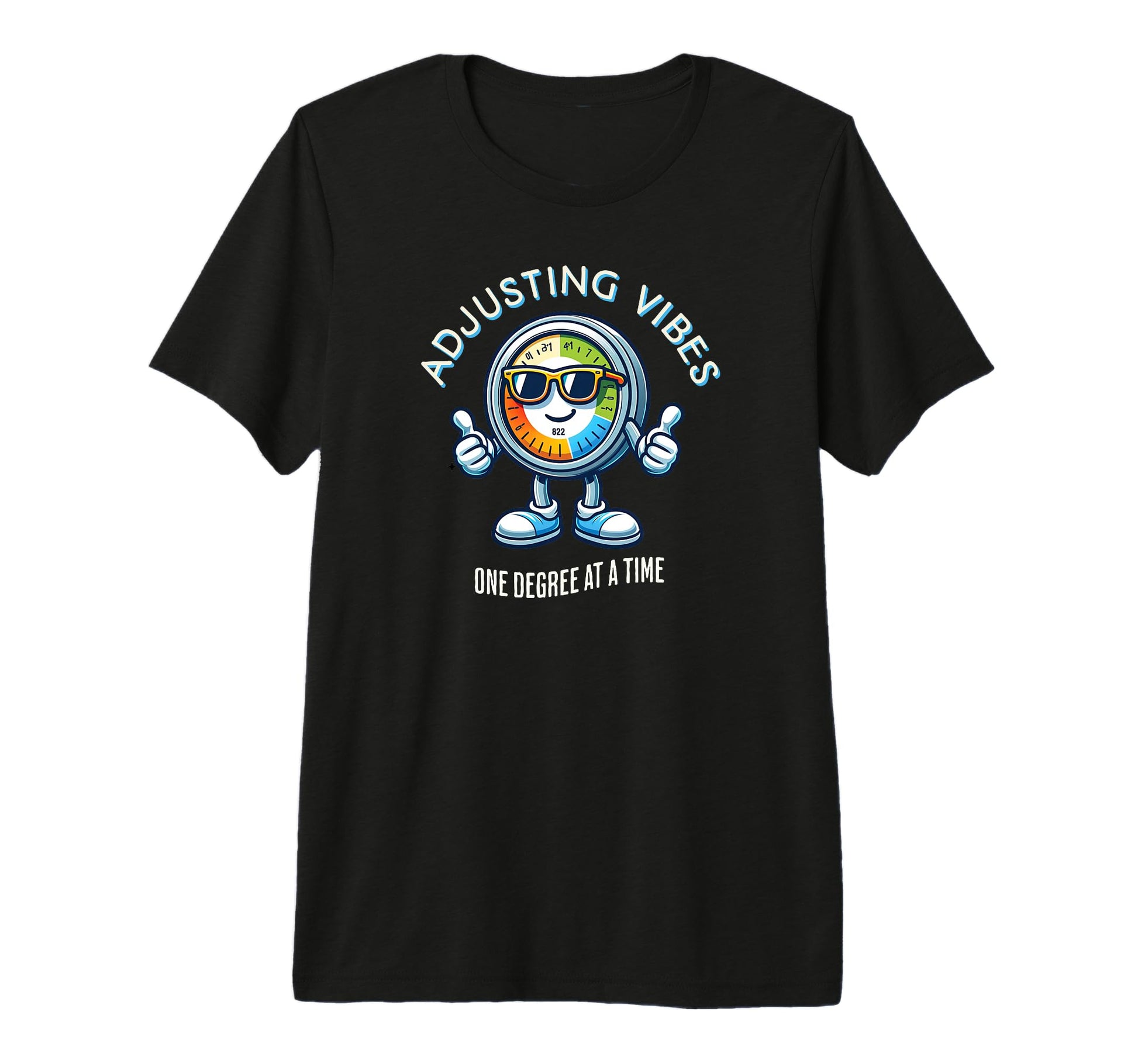 Funny Dad Thermostat Police Tri Blend T-Shirt - Streetwear Style for Adults - T-Shirt, Sweatshirt, Hoodie