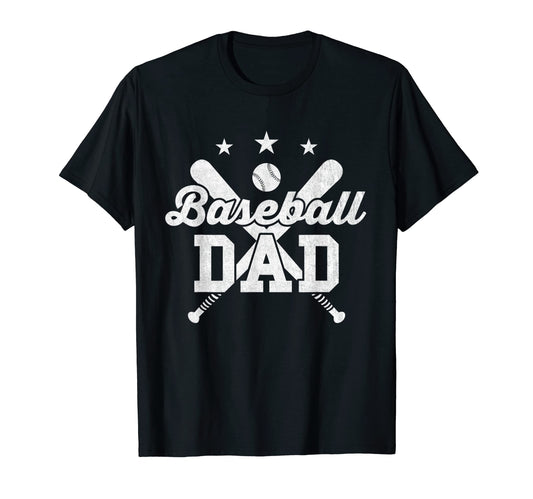 Baseball Dad Fathers Day Dad T-Shirt - Graphic Print for Adults - T-Shirt, Sweatshirt, Hoodie