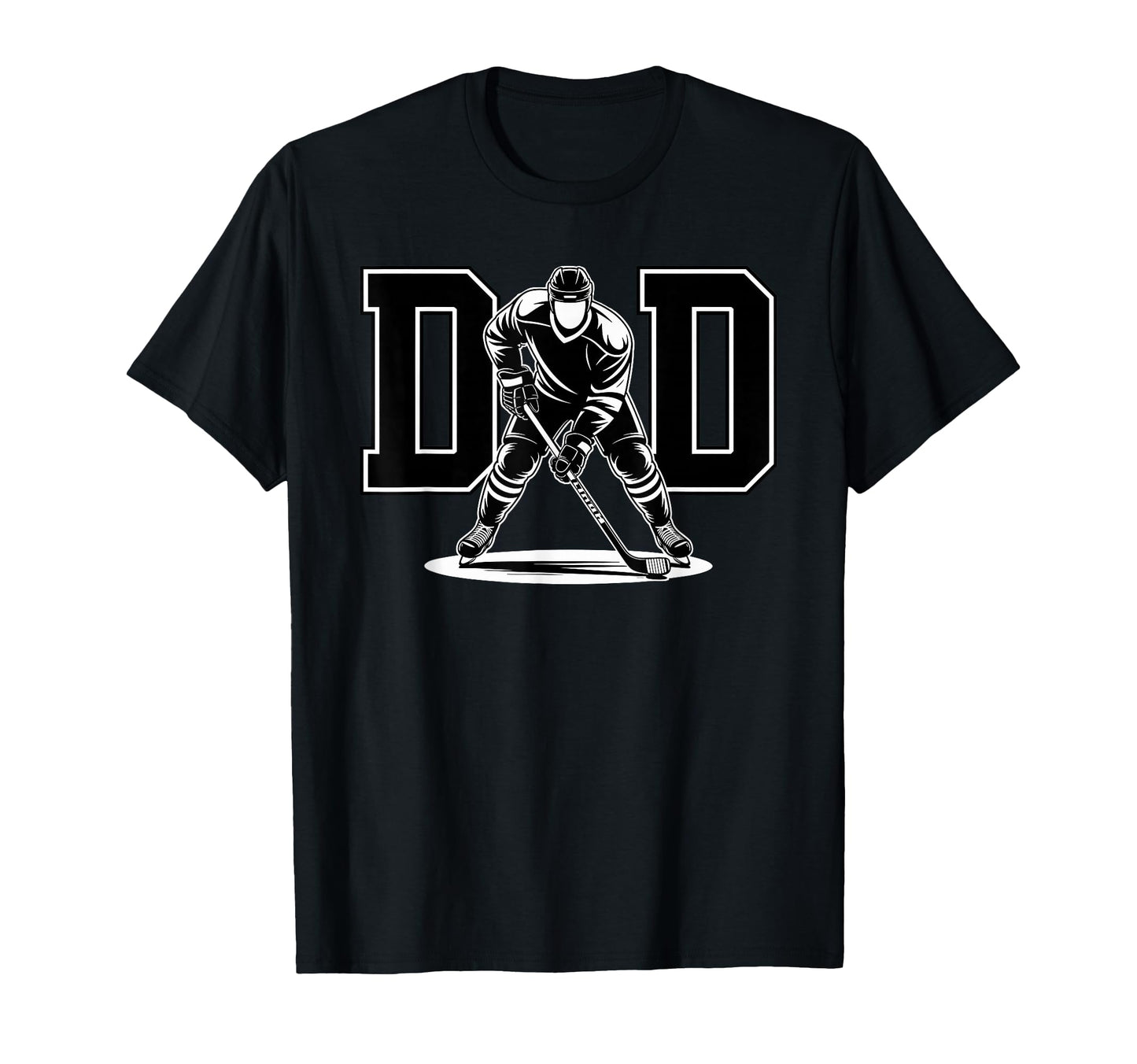 Dad Ice Hockey Daddy Father T-Shirt - Aesthetic Graphic Men Women - T-Shirt, Sweatshirt, Hoodie