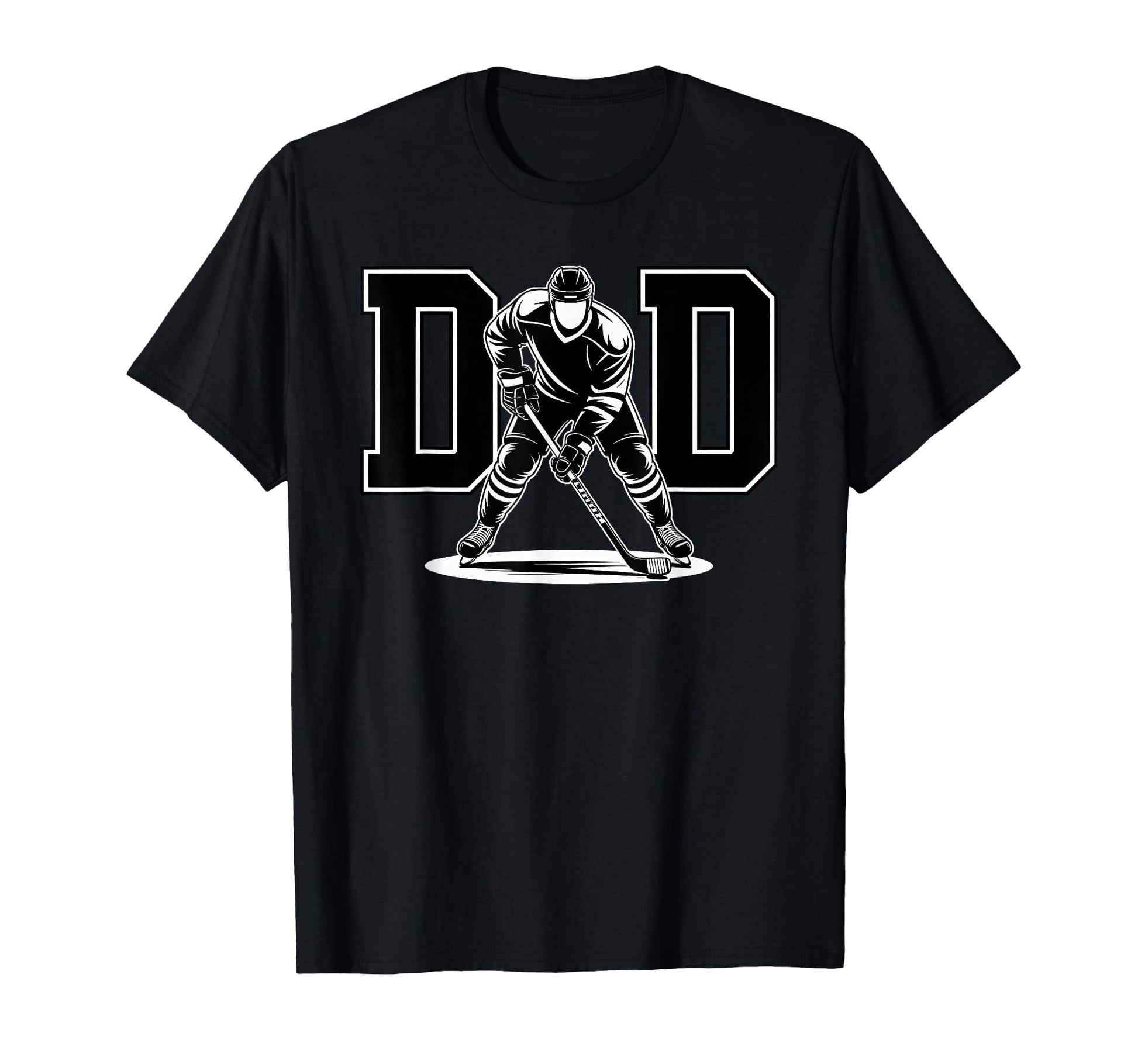 Dad Ice Hockey Daddy Father T-Shirt - Aesthetic Graphic Men Women - T-Shirt, Sweatshirt, Hoodie
