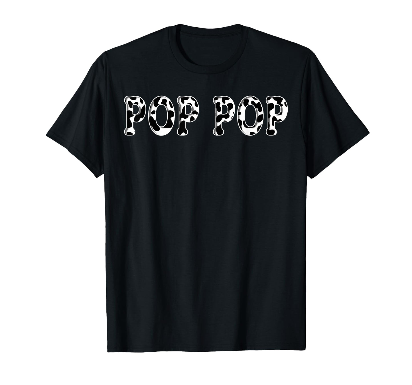 Cow Pop Pop Birthday Family Matching T-Shirt - Unique Graphic Men Women - T-Shirt, Sweatshirt, Hoodie