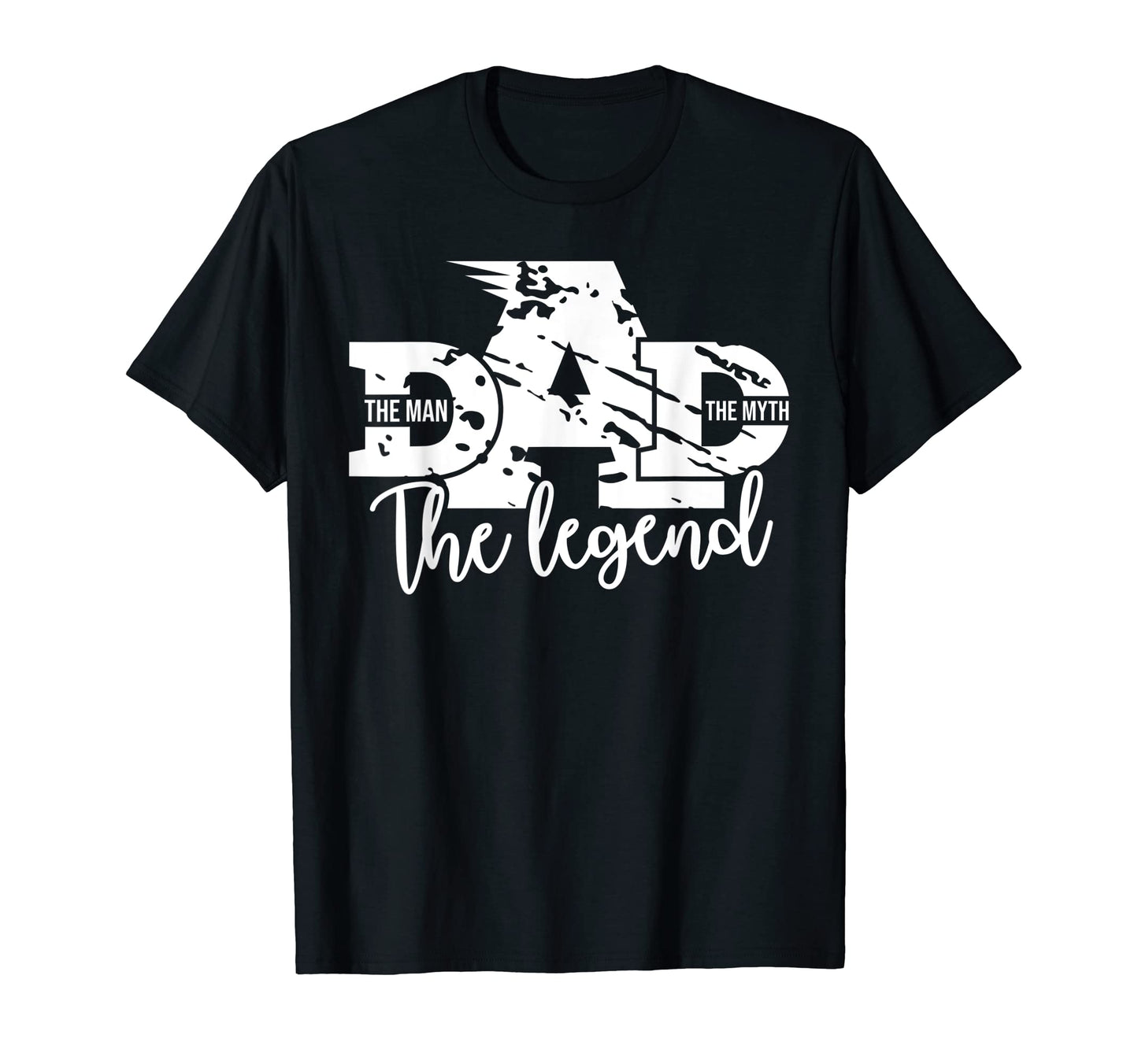 Distressed Dad Myth Legend Fathers T-Shirt - Streetwear Style for Adults - T-Shirt, Sweatshirt, Hoodie
