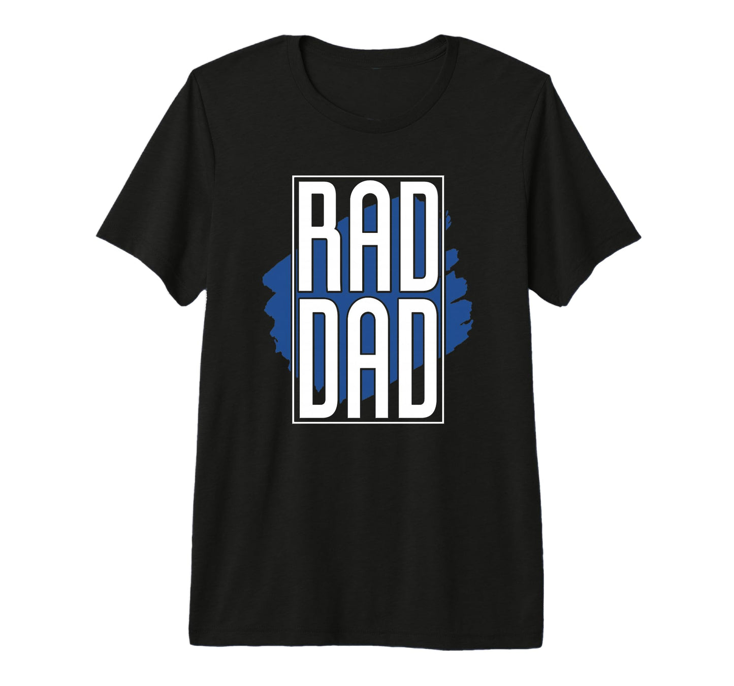 Rad Dad Rad Dad Fathers Day Tri Blend T-Shirt - Casual Everyday Wear Unisex - T-Shirt, Sweatshirt, Hoodie
