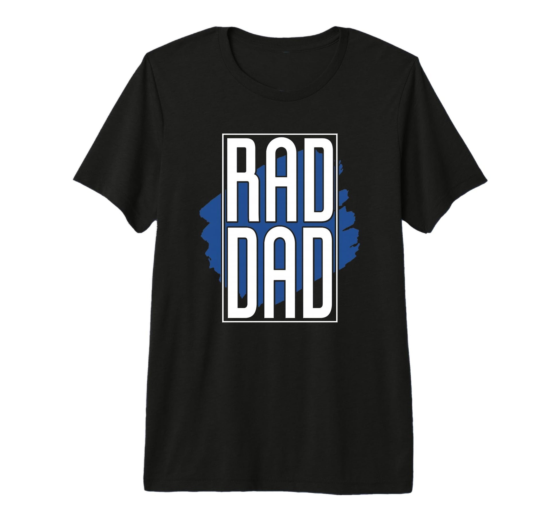 Rad Dad Rad Dad Fathers Day Tri Blend T-Shirt - Casual Everyday Wear Unisex - T-Shirt, Sweatshirt, Hoodie
