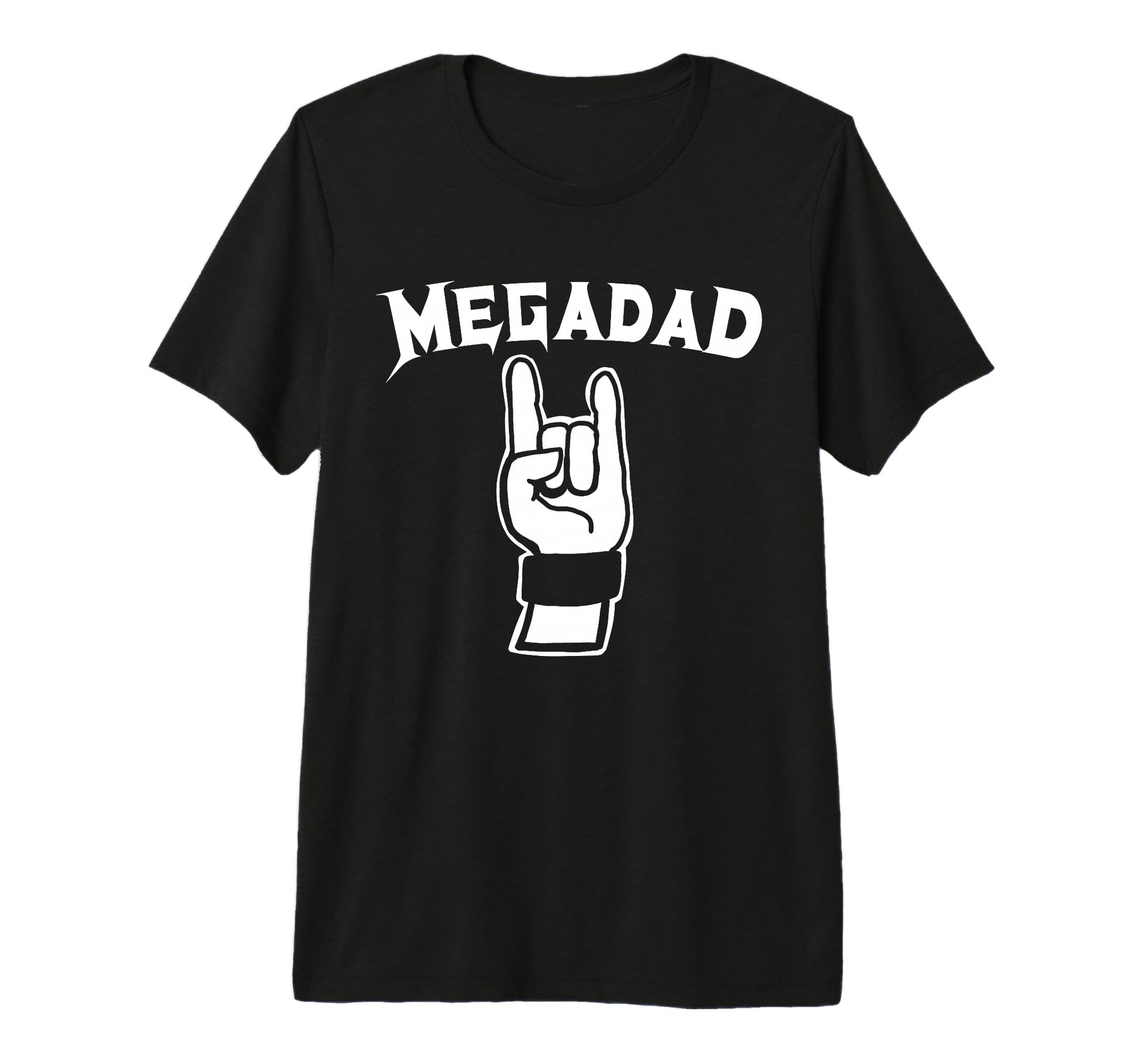 Megadad Funny Rocker Dad Megadad T-Shirt - Fun Novelty Design Men Women - T-Shirt, Sweatshirt, Hoodie