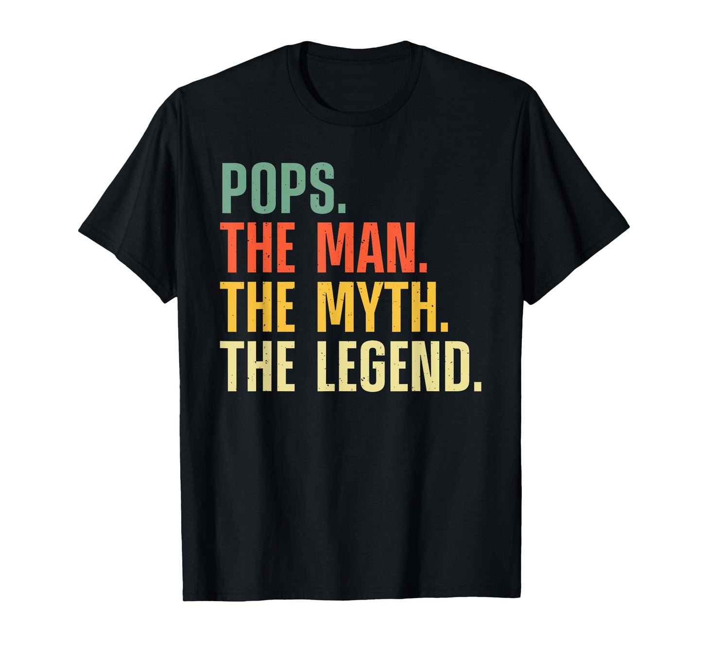 Best Pops Grandpa Grandfather From T-Shirt - Custom Art Print Unisex - T-Shirt, Sweatshirt, Hoodie