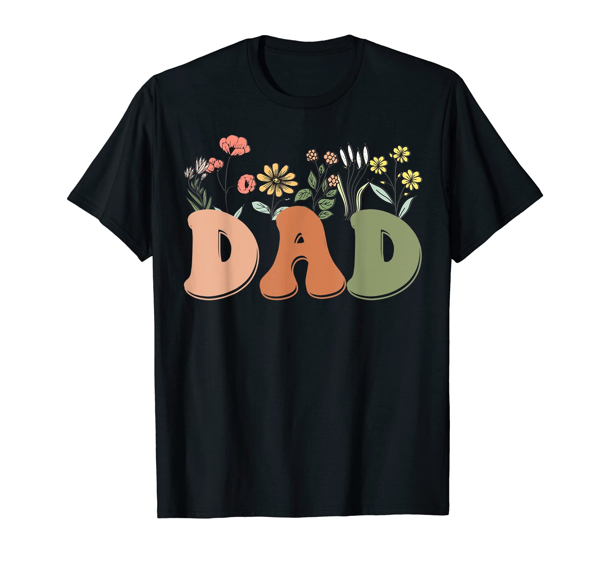 Wildflowers Dad Fathers Day Matching Rad T-Shirt - Unique Graphic Unisex - T-Shirt, Sweatshirt, Hoodie