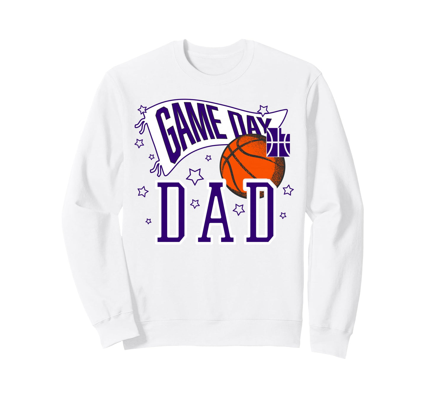 Nba Utah Jazz Fathers Day Pennant Sweatshirt - Casual Everyday Wear Unisex - T-Shirt, Sweatshirt, Hoodie