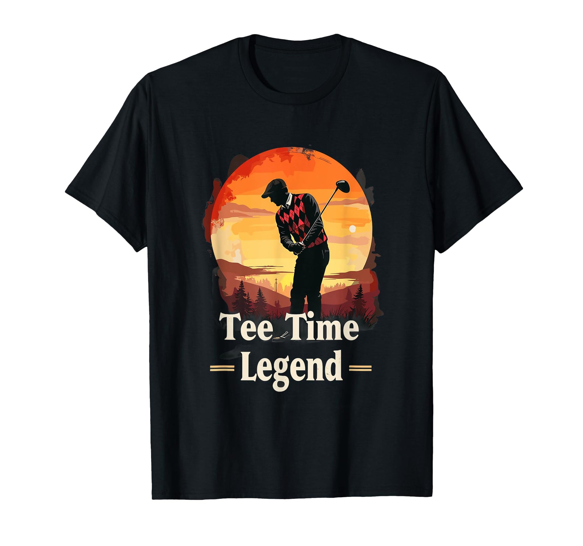 Time Legend Dad Golf T-Shirt - Custom Art Print Unisex - T-Shirt, Sweatshirt, Hoodie
