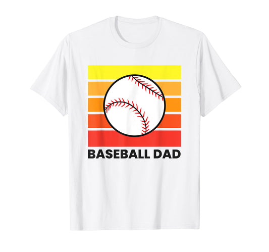 Baseball Dad Funny Baseball Father T-Shirt - Custom Art Print for Adults - T-Shirt, Sweatshirt, Hoodie