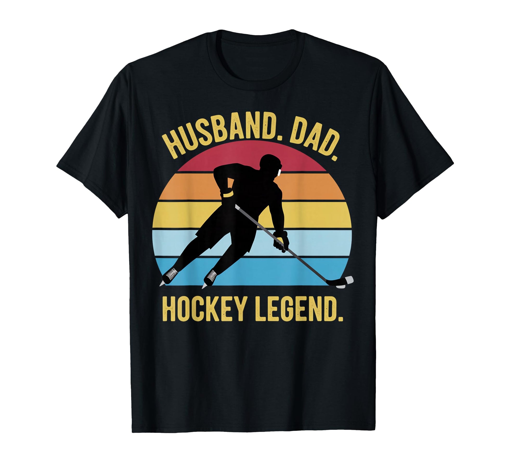 Hockey Legend Husbands And Dads T-Shirt - Trendy Graphic Unisex - T-Shirt, Sweatshirt, Hoodie