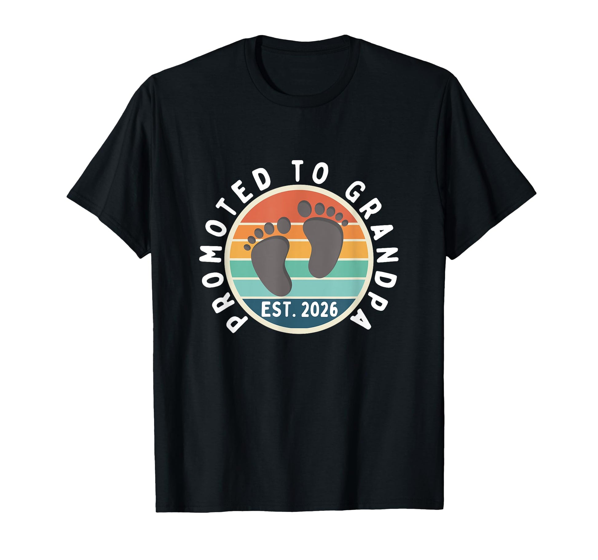 Promoted To Grandpa Est 2026 Grandparents T-Shirt - Novelty Apparel Unisex - T-Shirt, Sweatshirt, Hoodie