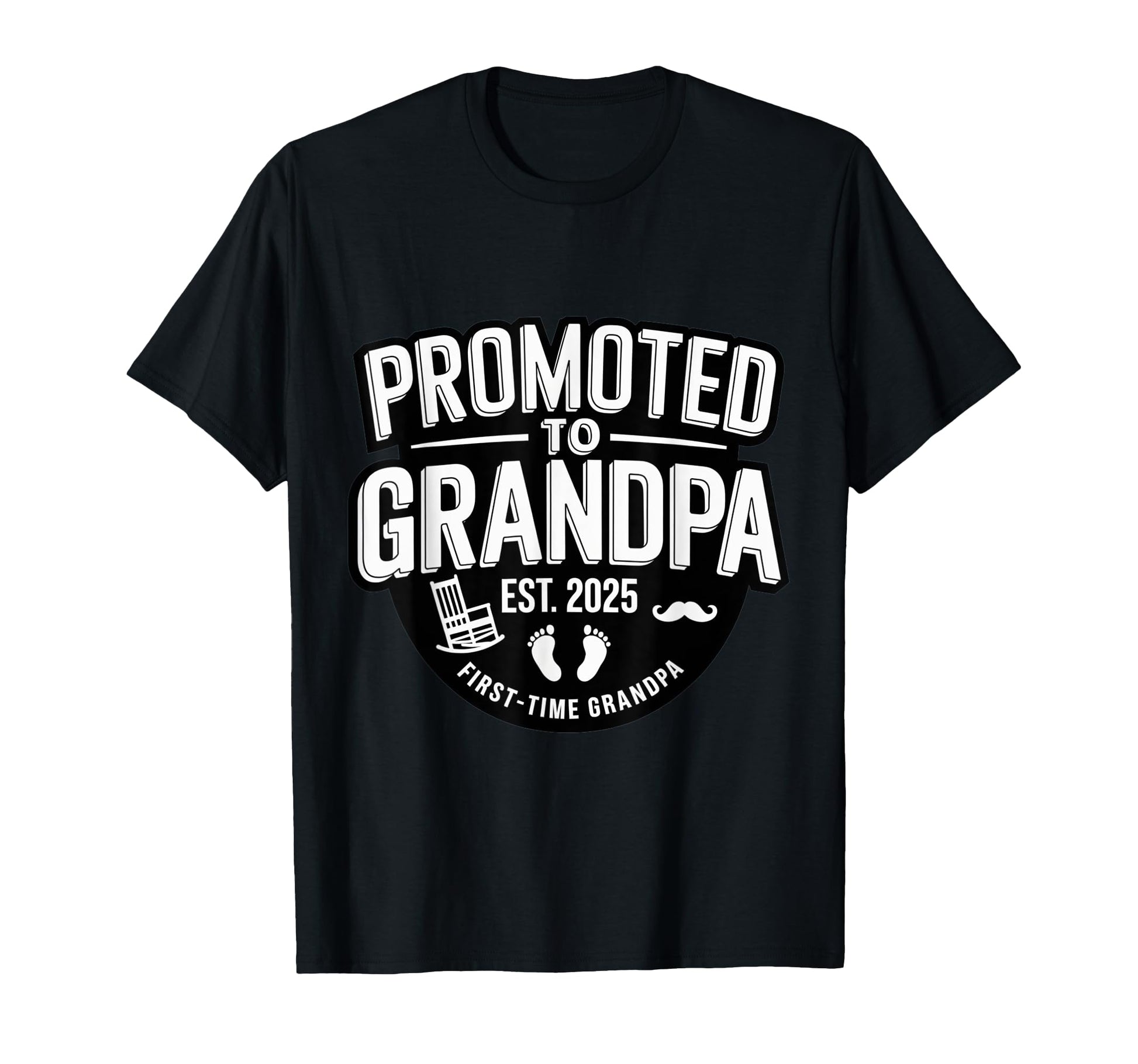 First Time Grandpa Promoted To T-Shirt - Aesthetic Graphic Men Women - T-Shirt, Sweatshirt, Hoodie