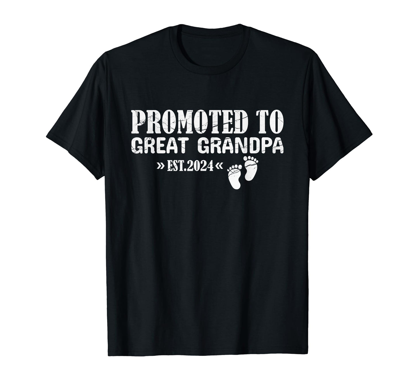 Promoted To Great Grandpa Est 2024 T-Shirt - Aesthetic Graphic Men Women - T-Shirt, Sweatshirt, Hoodie