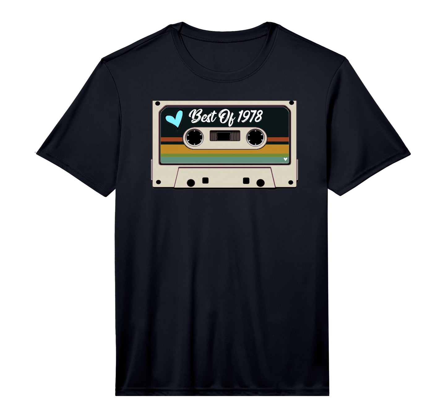 Best 1978 Birthday Cassette Performance T-Shirt - Trendy Graphic for Adults - T-Shirt, Sweatshirt, Hoodie