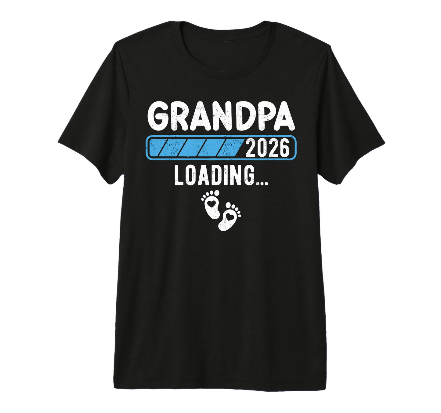Grandpa 2026 Loading Promoted To T-Shirt - Fun Novelty Design for Adults - T-Shirt, Sweatshirt, Hoodie