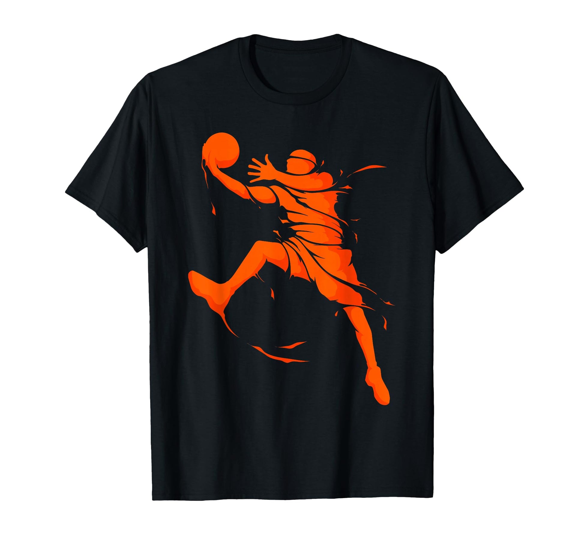 Colorful Basketball Player Fan Hoops T-Shirt - Minimalist Print Men Women - T-Shirt, Sweatshirt, Hoodie