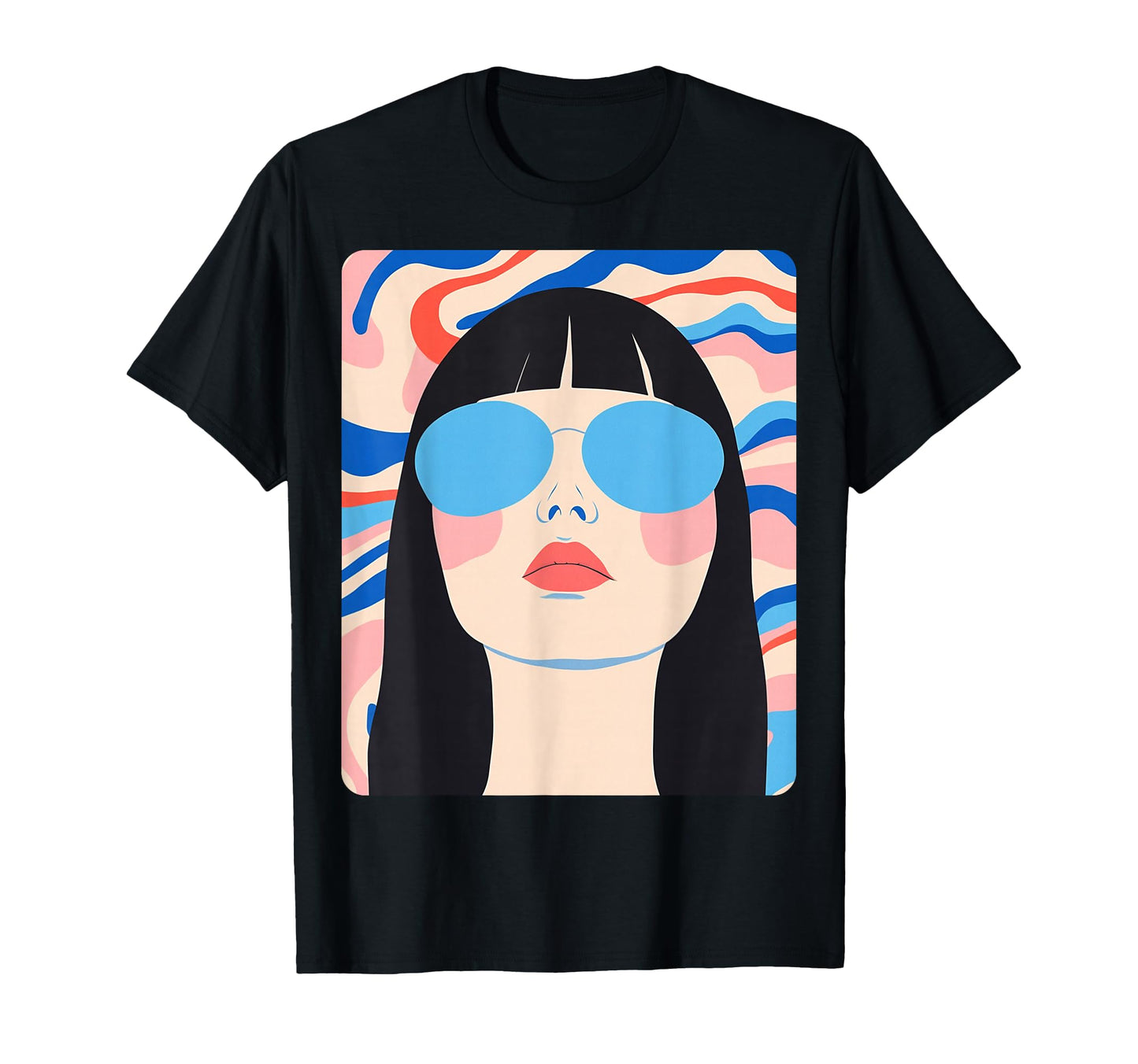 Pop Art Colorful Womens Designer T-Shirt - Casual Everyday Wear Men Women - T-Shirt, Sweatshirt, Hoodie