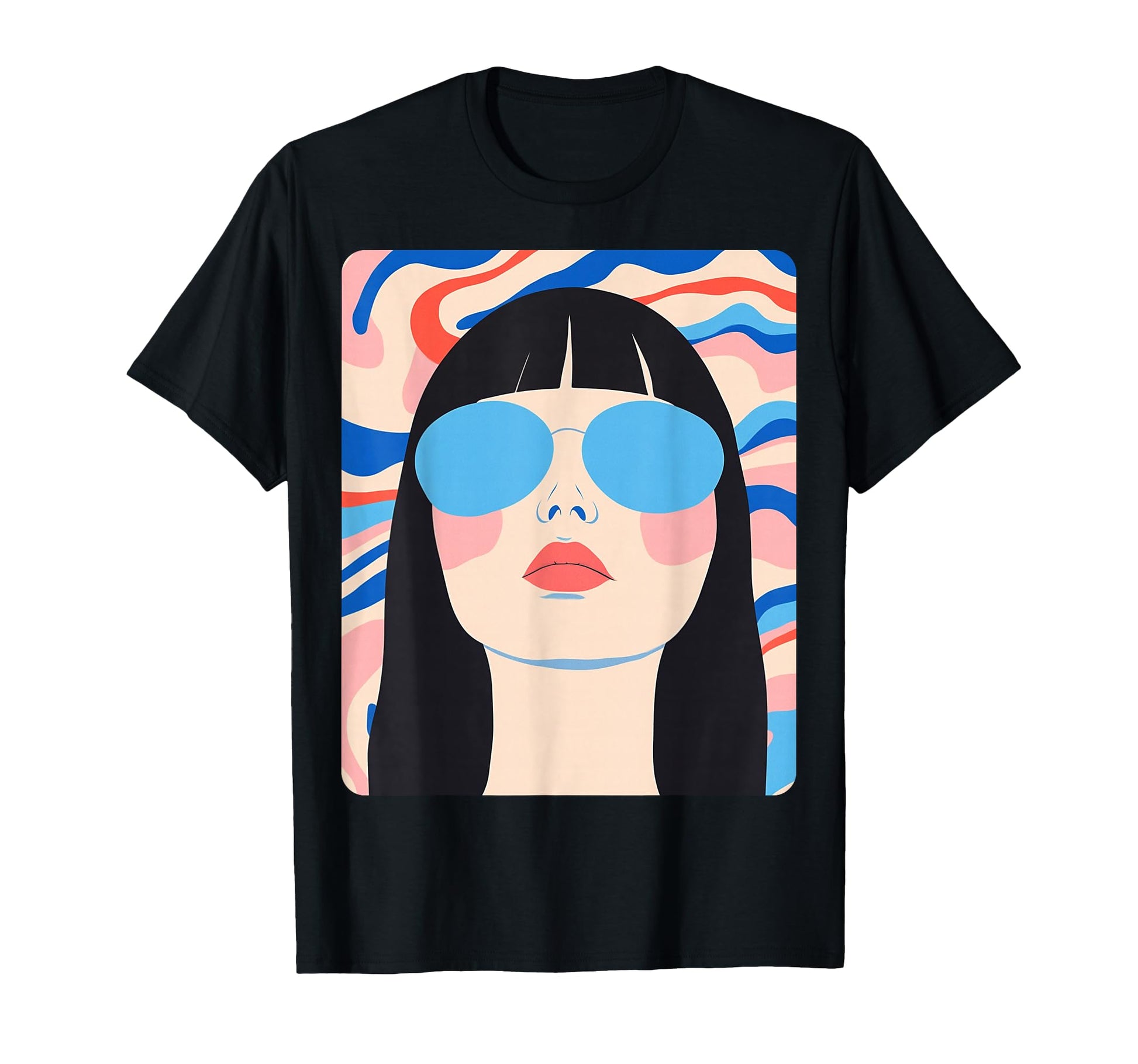 Pop Art Colorful Womens Designer T-Shirt - Casual Everyday Wear Men Women - T-Shirt, Sweatshirt, Hoodie