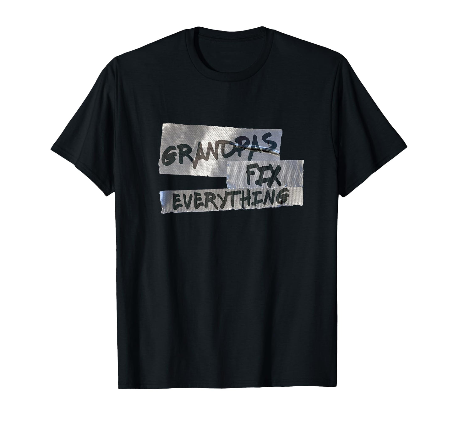 Funny Grandpa Duct Tape Fix T-Shirt - Casual Everyday Wear for Adults - T-Shirt, Sweatshirt, Hoodie