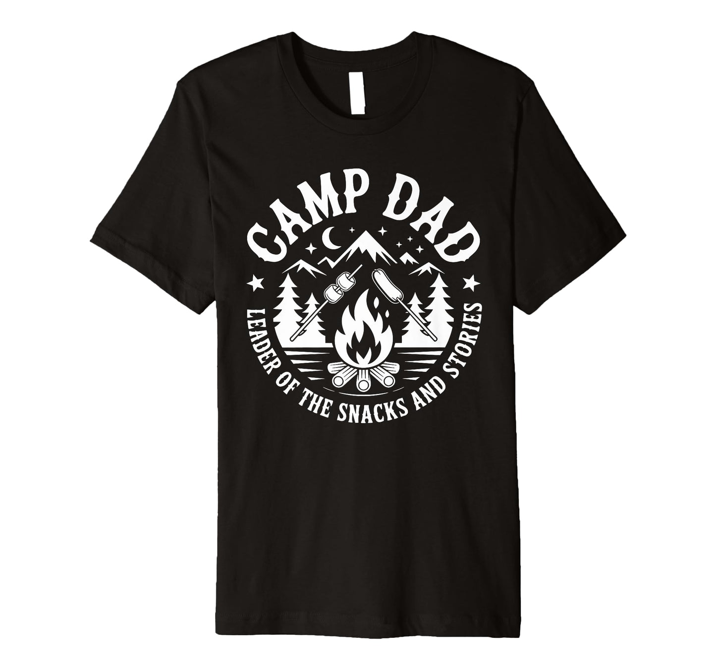 Camp Dad Camper Camping And Nature T-Shirt - Custom Art Print Men Women - T-Shirt, Sweatshirt, Hoodie