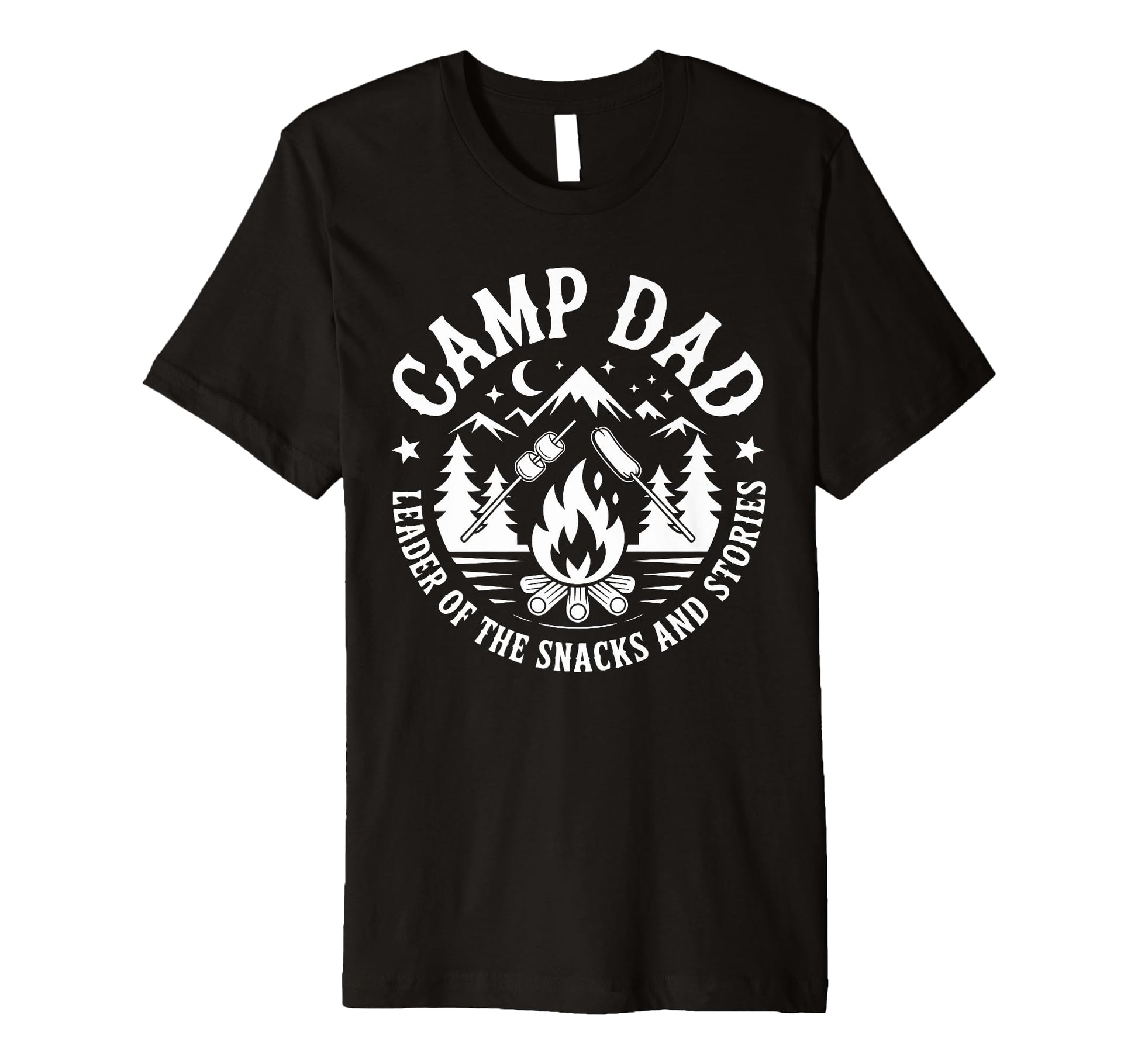 Camp Dad Camper Camping And Nature T-Shirt - Custom Art Print Men Women - T-Shirt, Sweatshirt, Hoodie