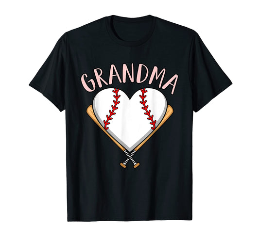 Baseball Grandma Sports Player Lover T-Shirt - Fun Novelty Design Unisex - T-Shirt, Sweatshirt, Hoodie