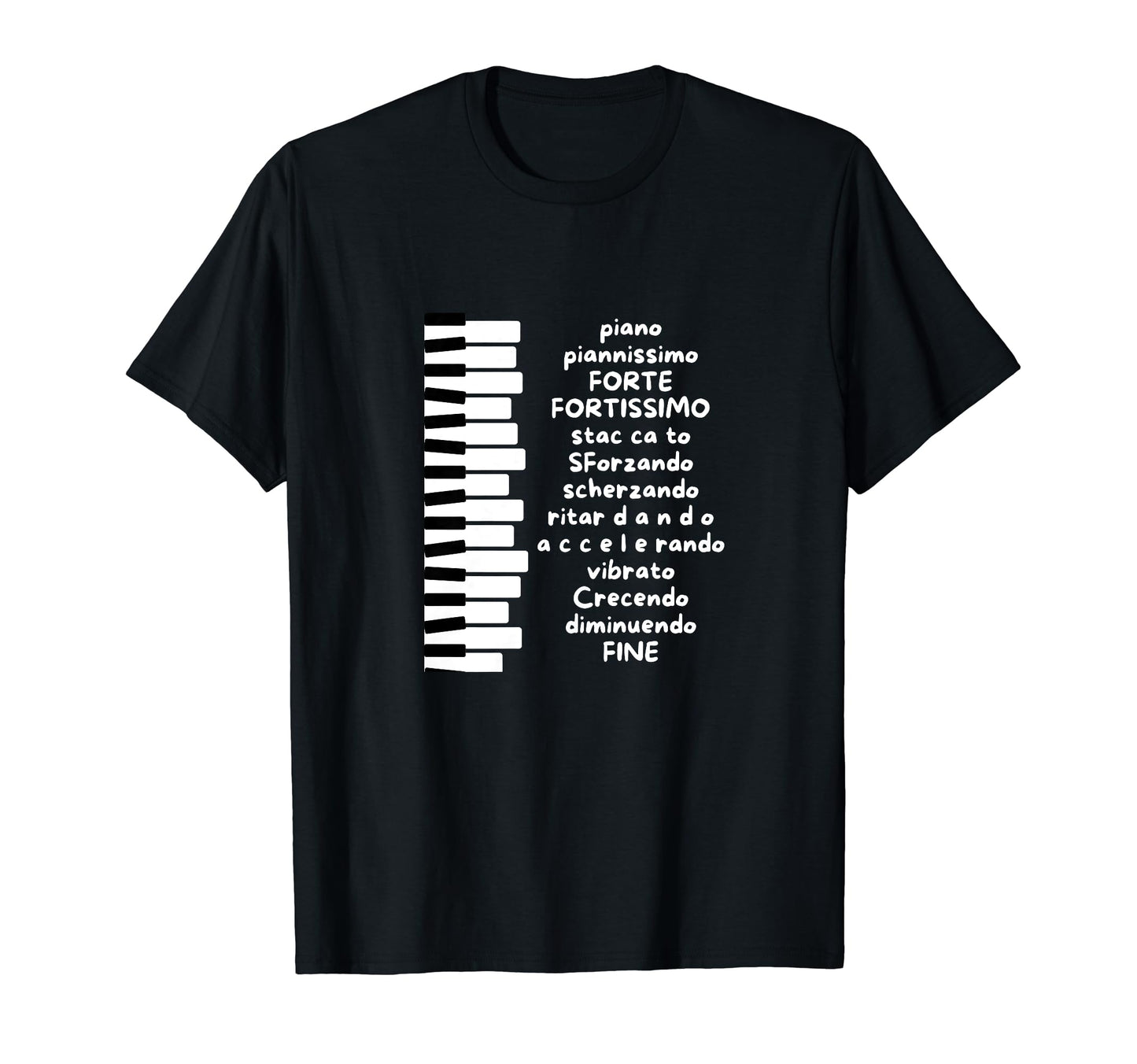 Piano Teacher Music Lover Musician T-Shirt - Fun Novelty Design Men Women - T-Shirt, Sweatshirt, Hoodie