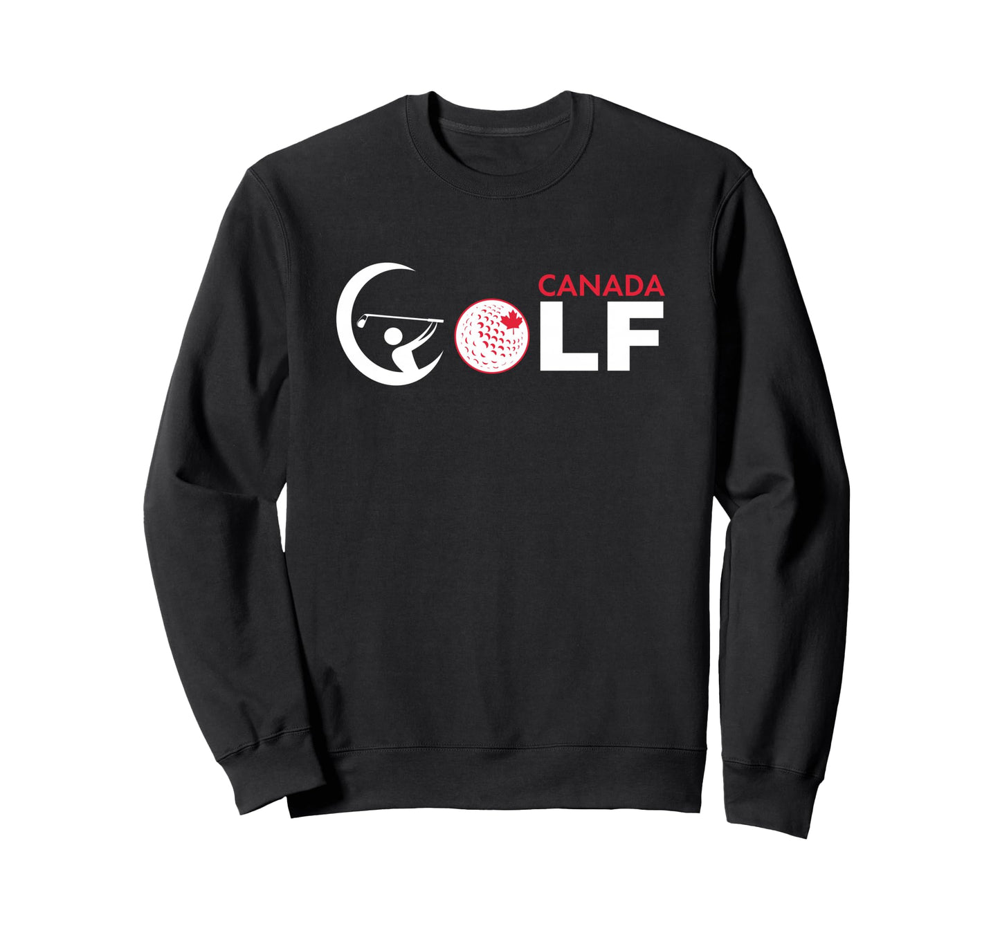 Golf Logo Flag Canada Golfer Sweatshirt - Streetwear Style for Adults - T-Shirt, Sweatshirt, Hoodie