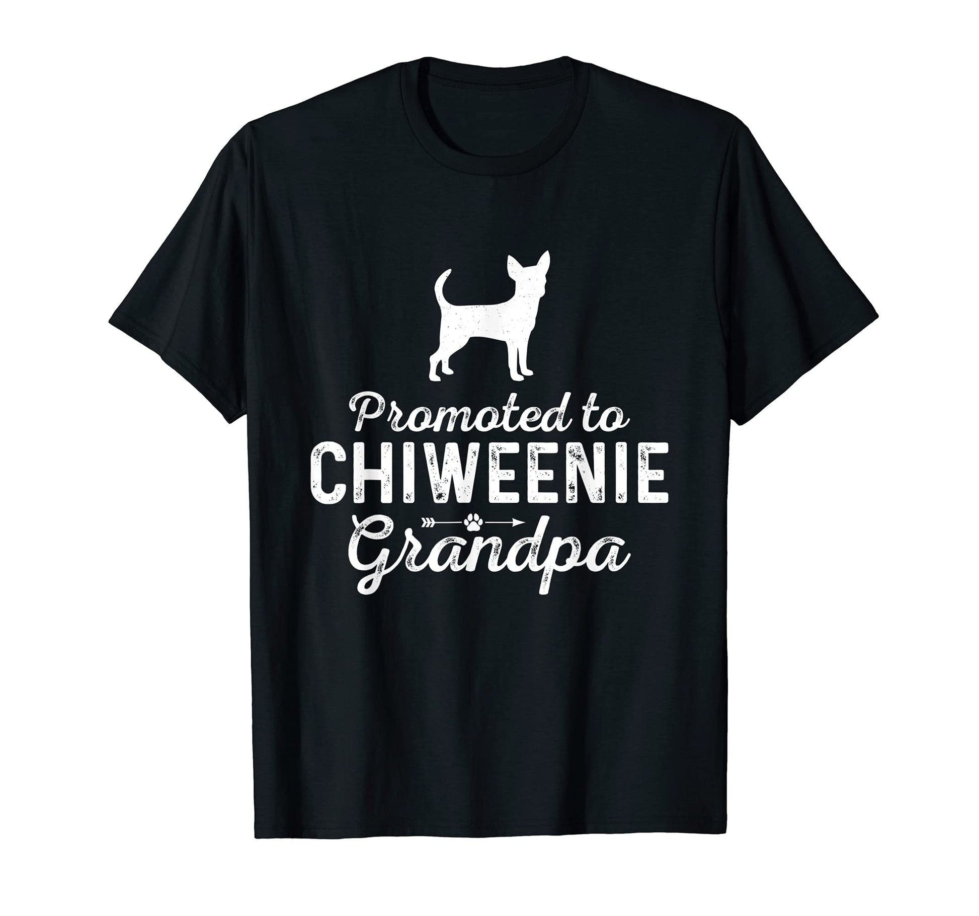 Mens Promoted To Chiweenie Grandpa T-Shirt - Minimalist Print Men Women - T-Shirt, Sweatshirt, Hoodie