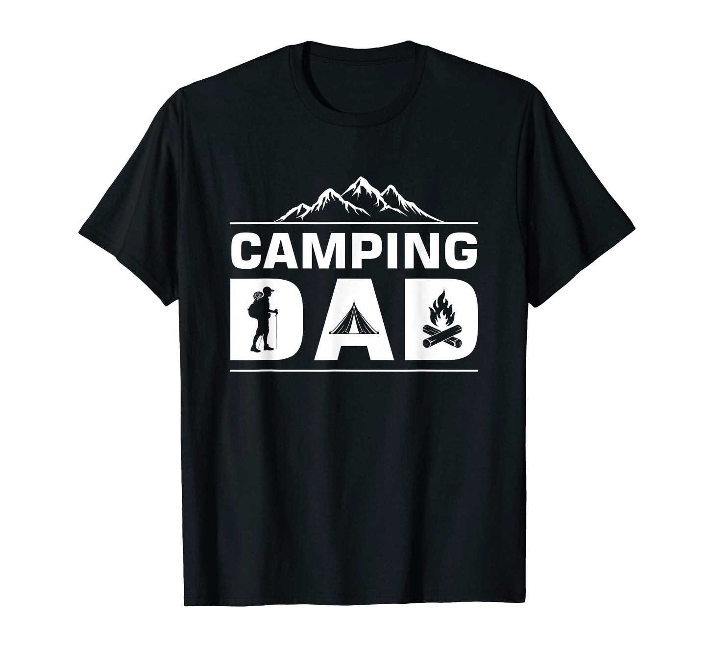 Camper Wildlife Nature Hiking Mountains T-Shirt - Graphic Print Men Women - T-Shirt, Sweatshirt, Hoodie