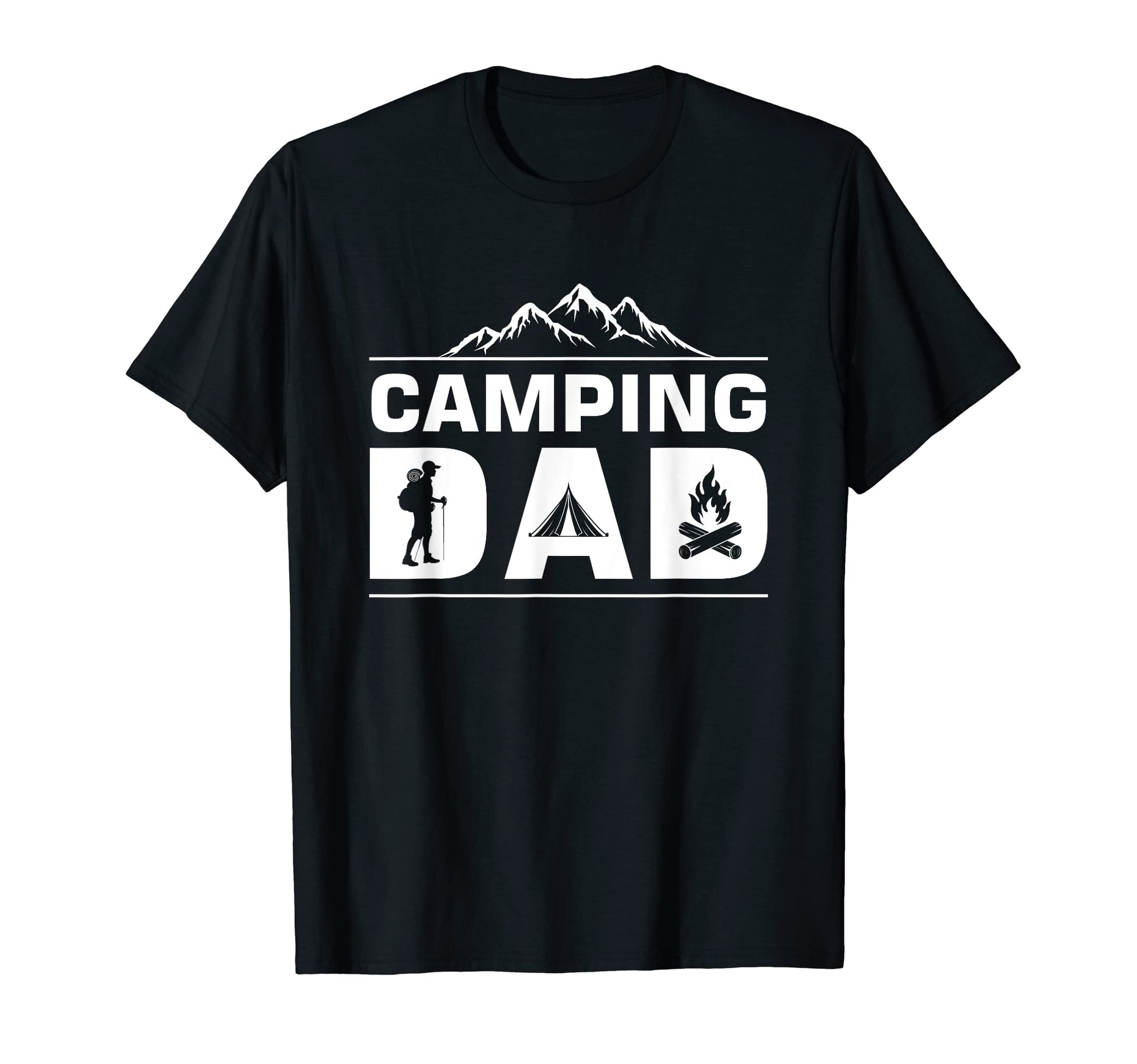 Camper Wildlife Nature Hiking Mountains T-Shirt - Graphic Print Men Women - T-Shirt, Sweatshirt, Hoodie