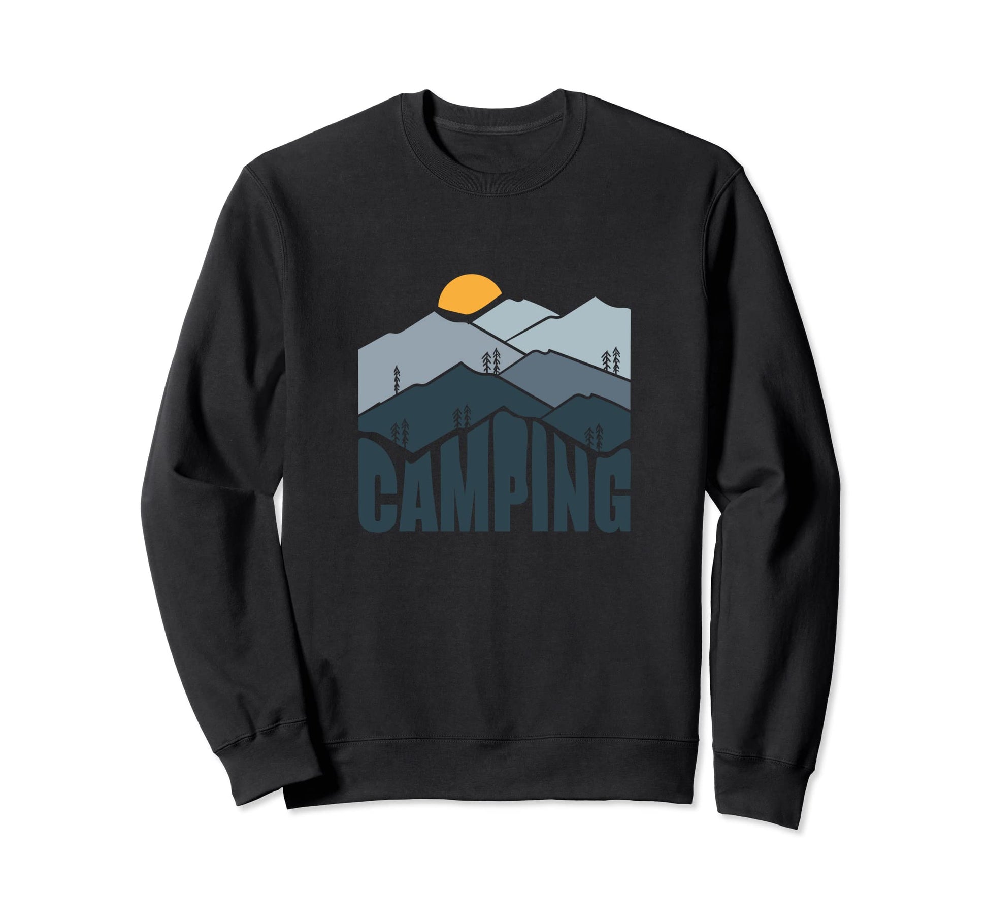 Camping Nature Adventure Wilderness Sweatshirt - Trendy Graphic for Adults - T-Shirt, Sweatshirt, Hoodie