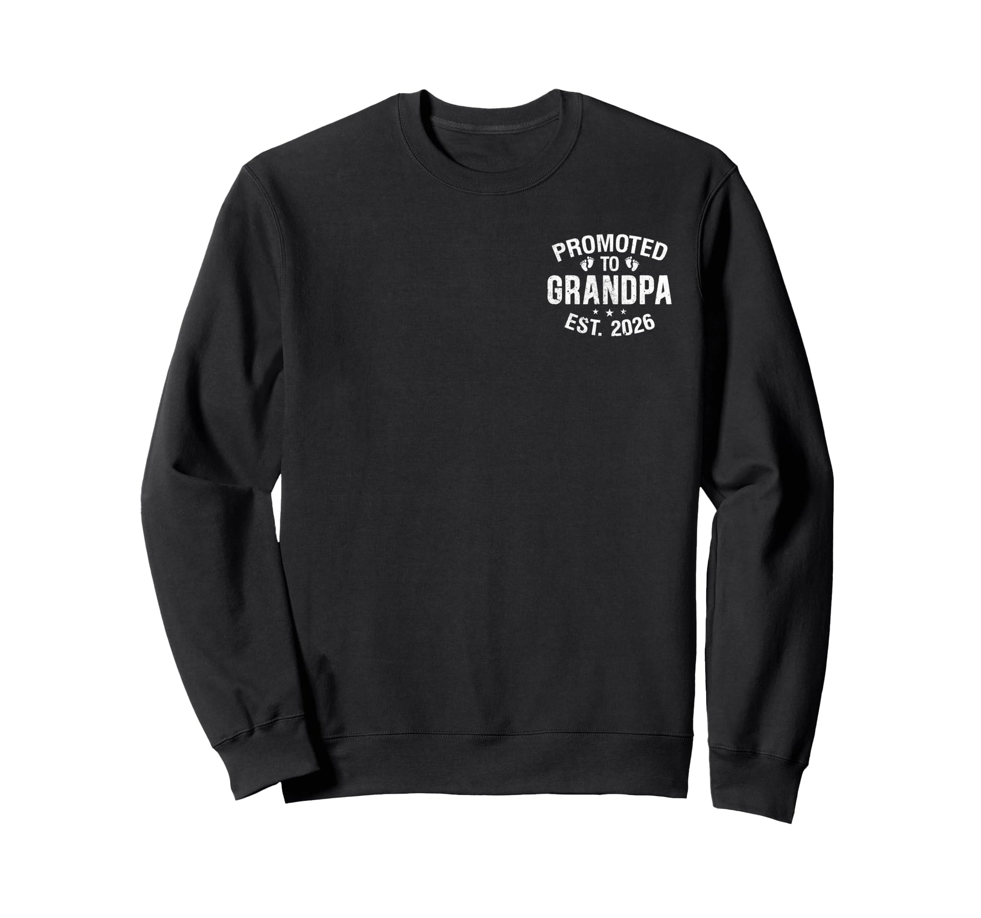 Promoted To Grandpa Est 2026 Grandpa Sweatshirt - Unique Graphic Men Women - T-Shirt, Sweatshirt, Hoodie