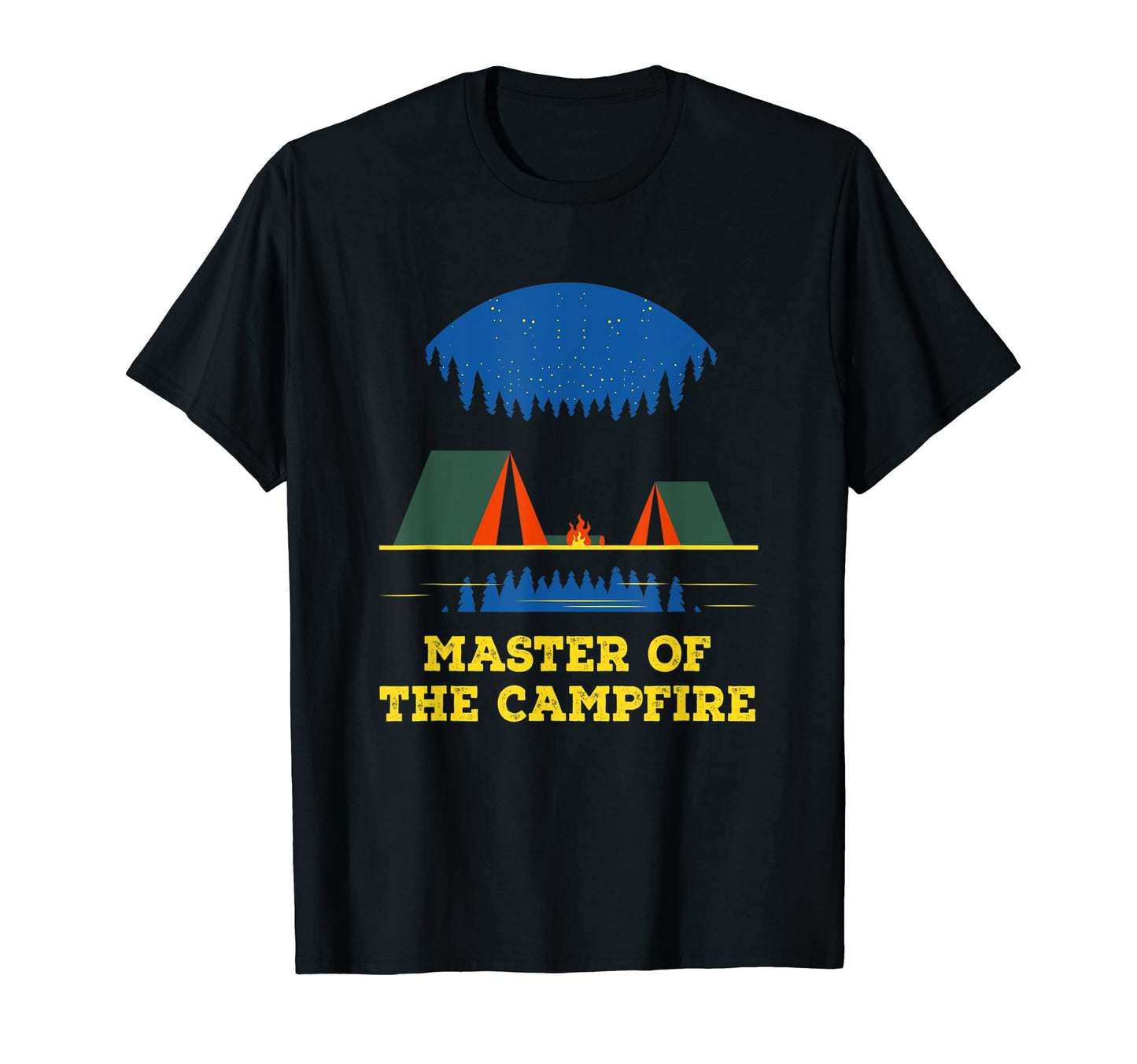 Master Campfire Camping Dad Camper T-Shirt - Aesthetic Graphic Unisex - T-Shirt, Sweatshirt, Hoodie