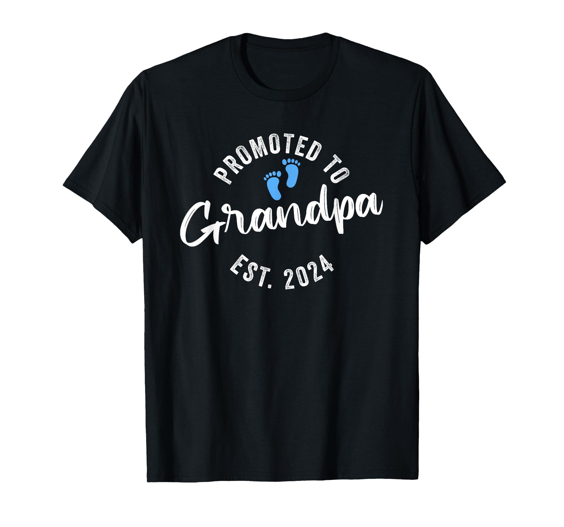 Promoted To Grandpa 2024 T-Shirt - Graphic Print Unisex - T-Shirt, Sweatshirt, Hoodie