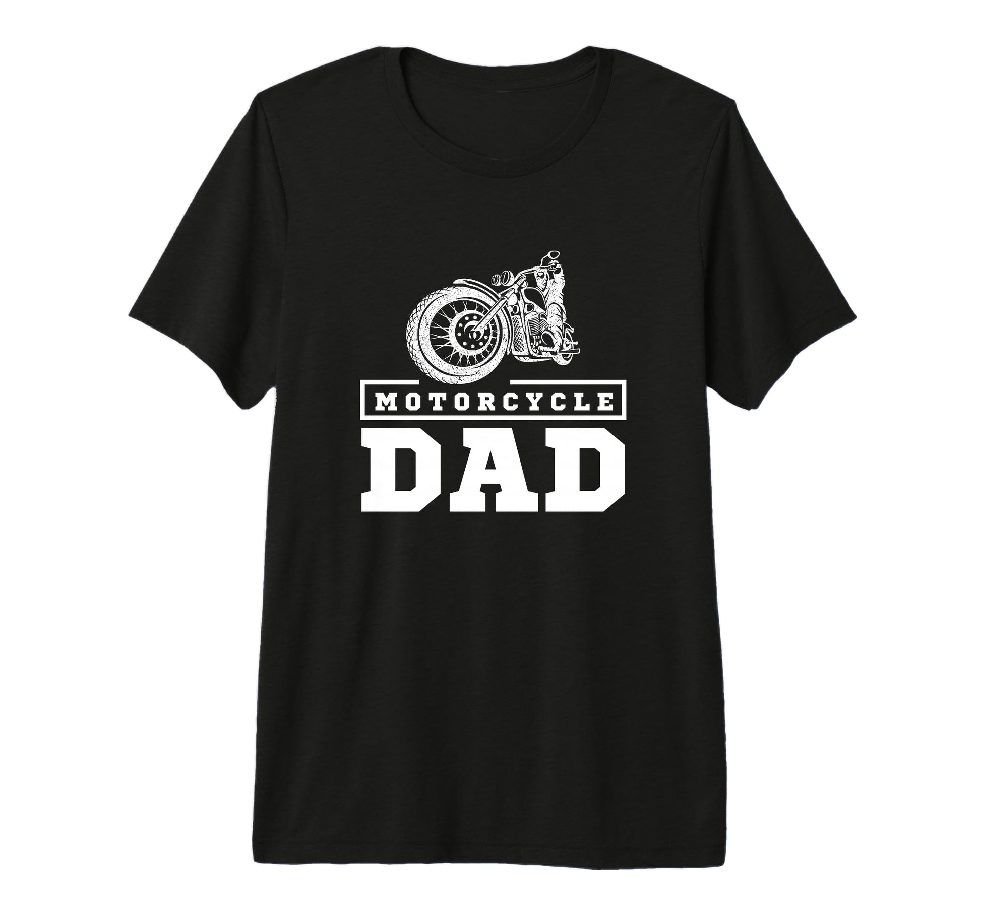 Motorcycle Dad Motorcycle Chopper Old T-Shirt - Custom Art Print Men Women - T-Shirt, Sweatshirt, Hoodie