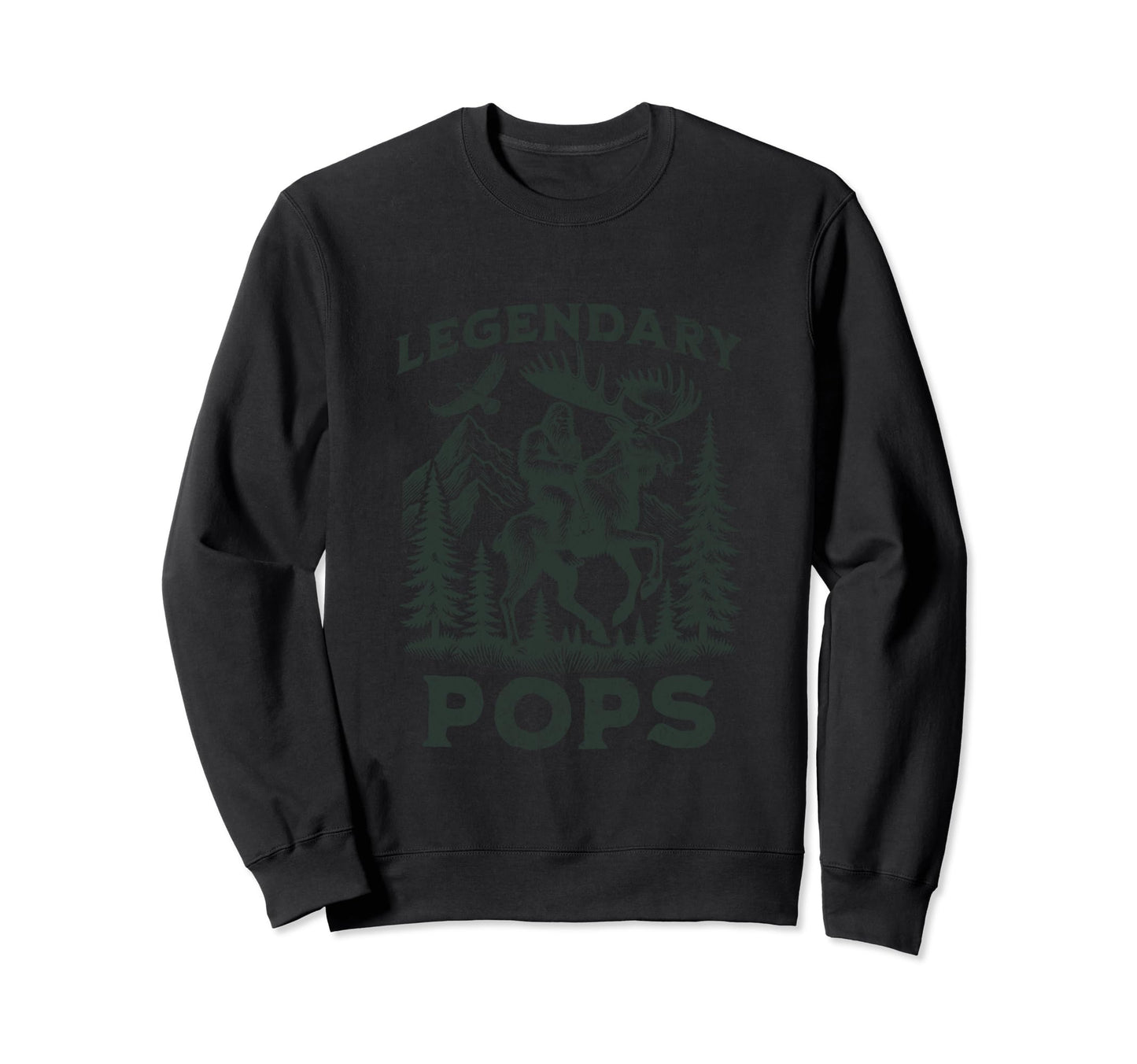Legendary Pops Bigfoot Funny Sweatshirt - Unique Graphic for Adults - T-Shirt, Sweatshirt, Hoodie