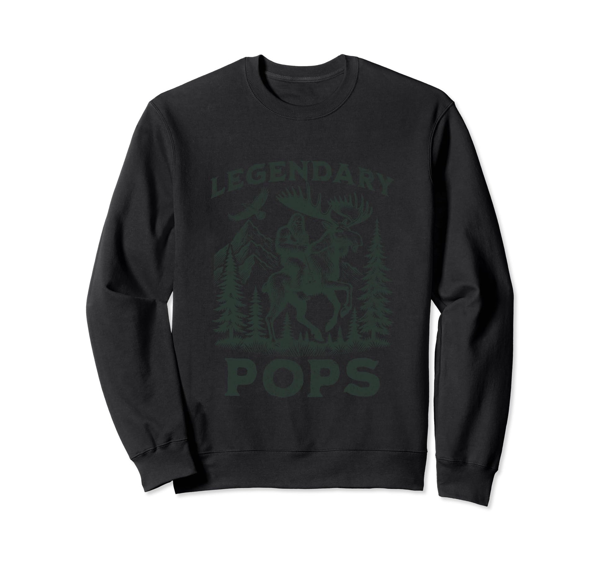 Legendary Pops Bigfoot Funny Sweatshirt - Unique Graphic for Adults - T-Shirt, Sweatshirt, Hoodie