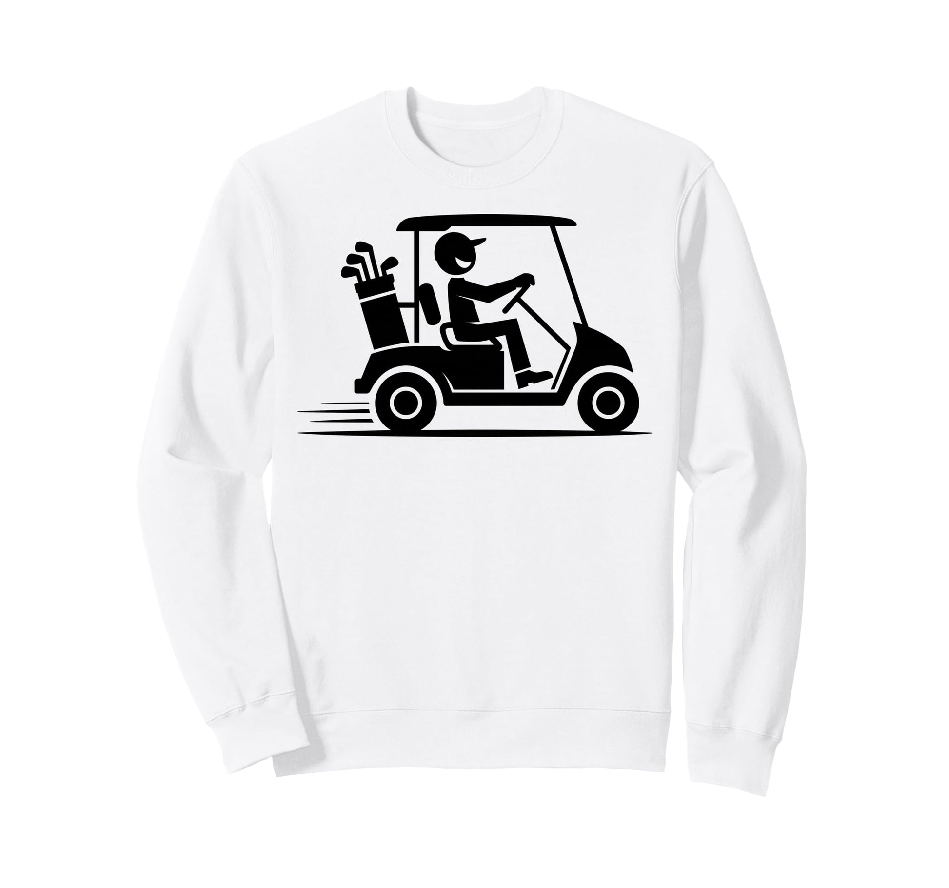 Golf Cart Players Vibes Sweatshirt - Casual Everyday Wear for Adults - T-Shirt, Sweatshirt, Hoodie