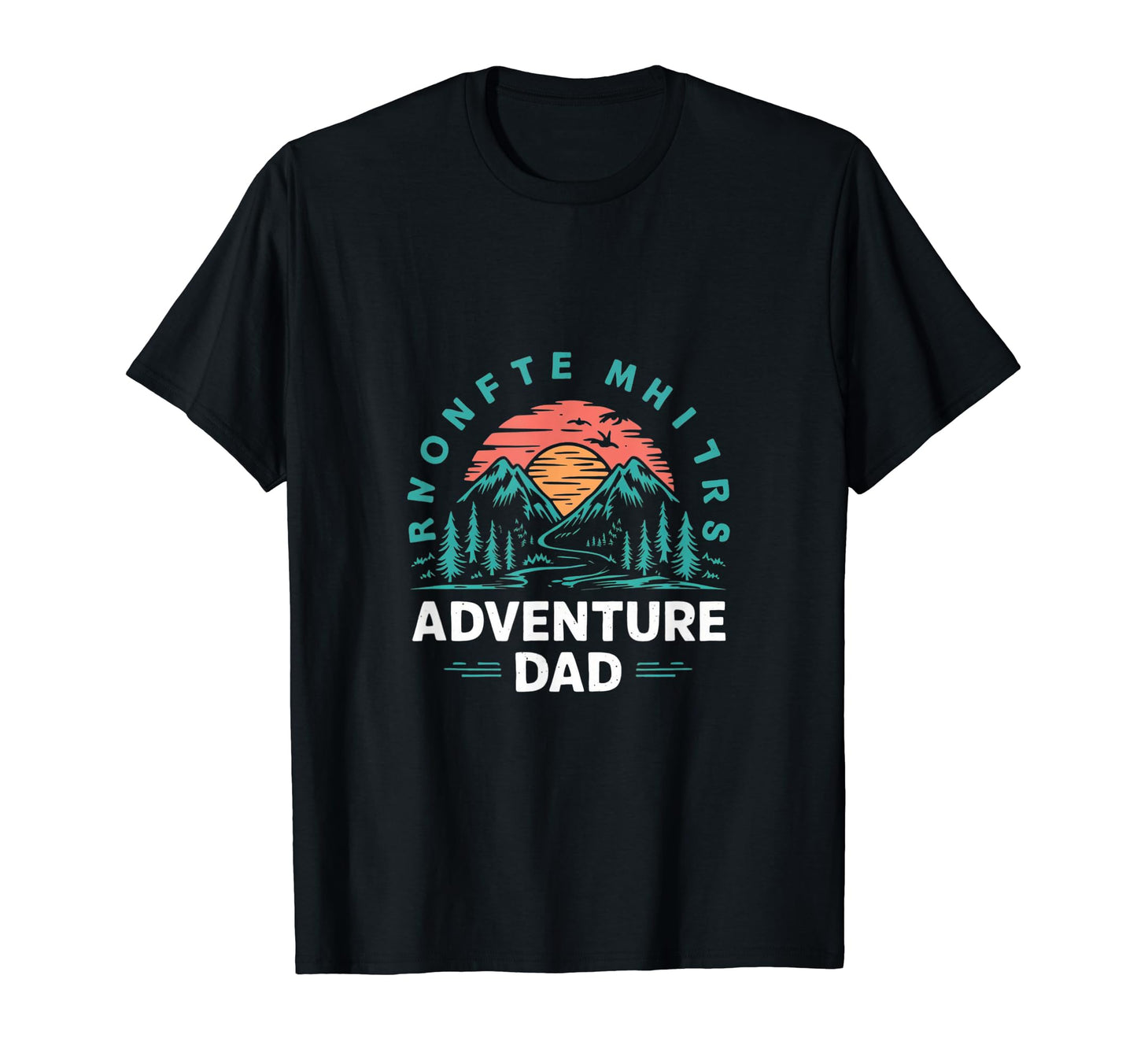 Adventure Dad Hiking Father T-Shirt - Custom Art Print Men Women - T-Shirt, Sweatshirt, Hoodie