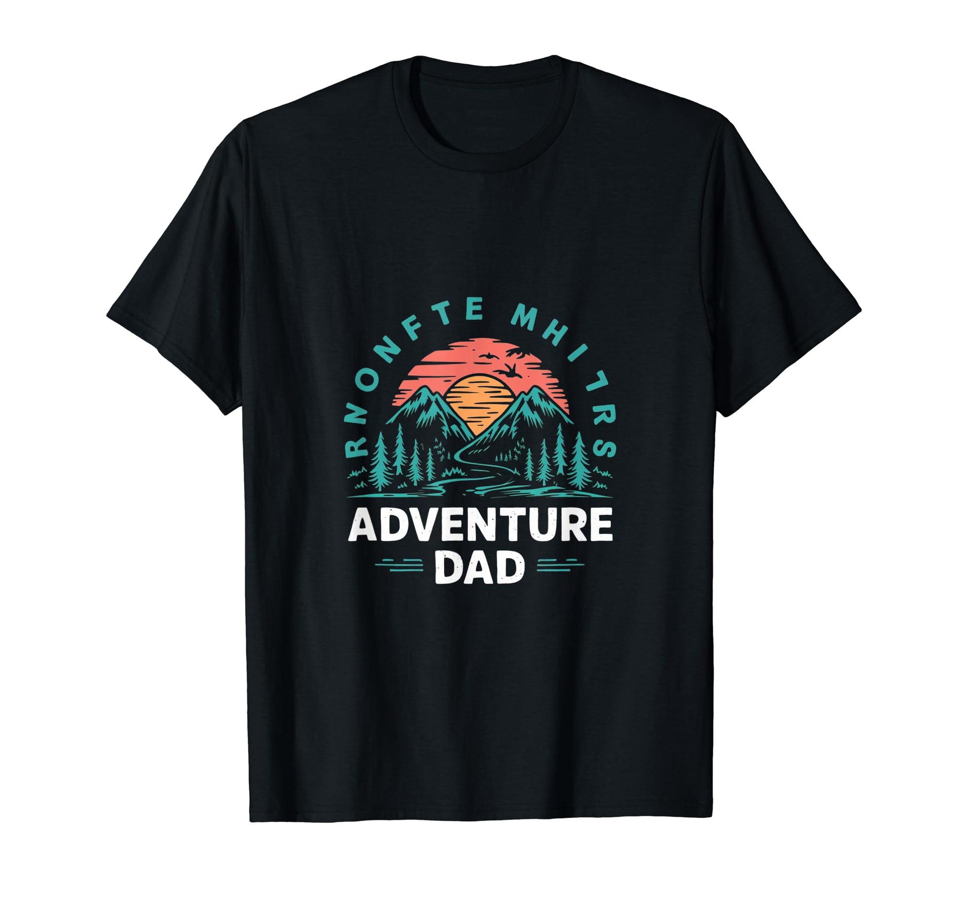 Adventure Dad Hiking Father T-Shirt - Custom Art Print Men Women - T-Shirt, Sweatshirt, Hoodie
