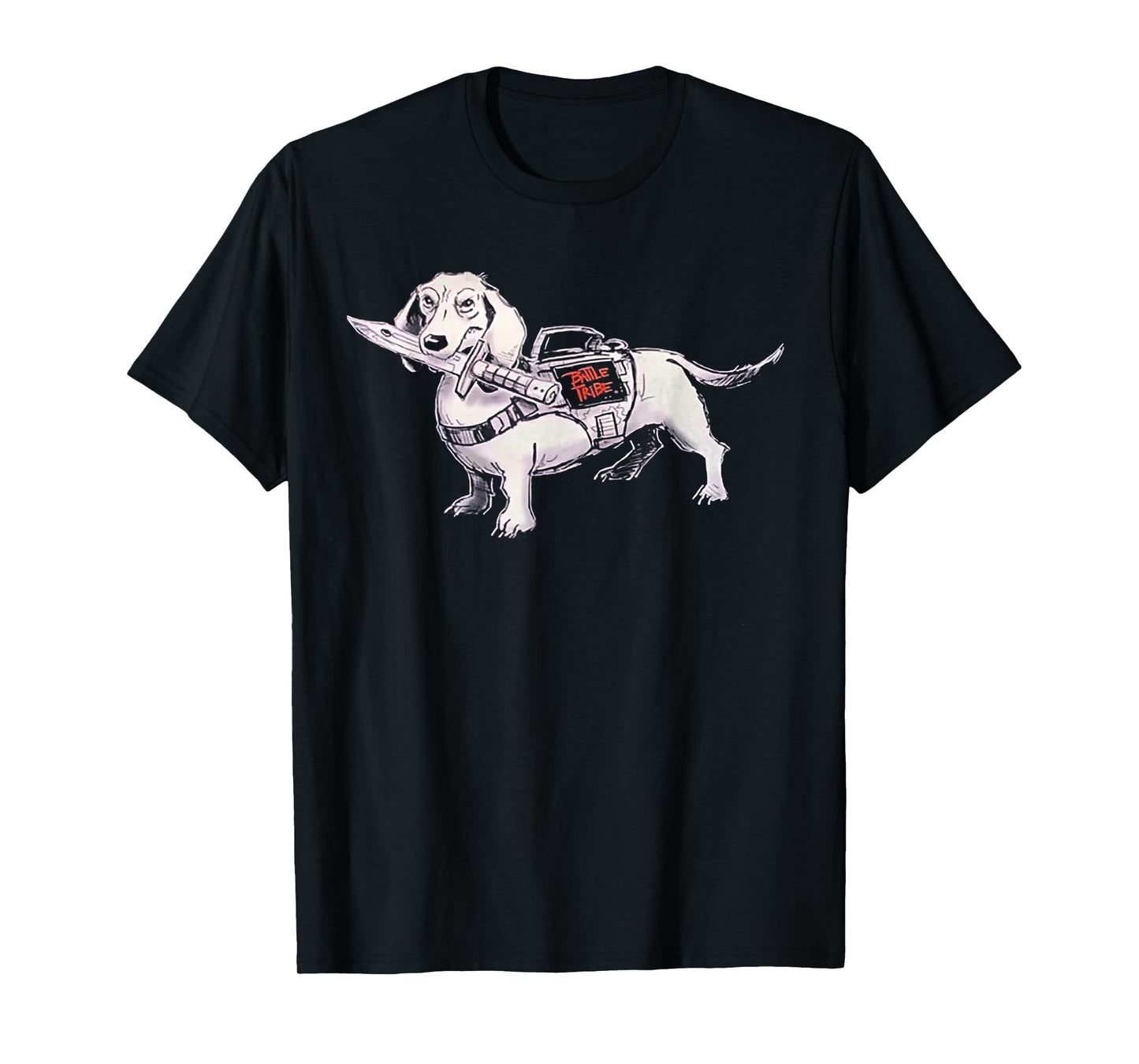 Battle Tribe War Dog Dachshund T-Shirt - Trendy Graphic Men Women - T-Shirt, Sweatshirt, Hoodie
