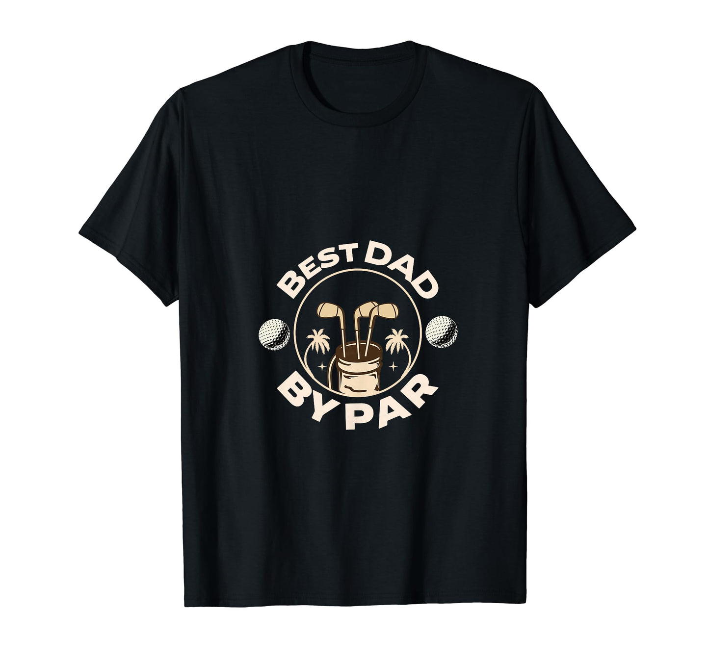 Best Dad Par Golf Golfer Golfing T-Shirt - Custom Art Print Unisex - T-Shirt, Sweatshirt, Hoodie